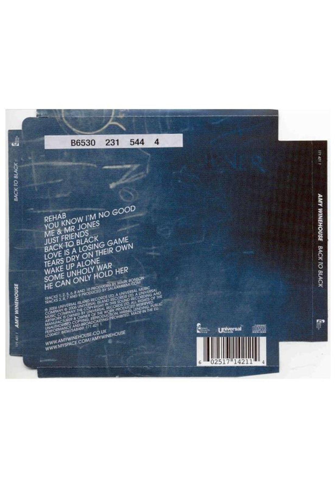 AMY WINEHOUSE - BACK TO BLACK | CD-1