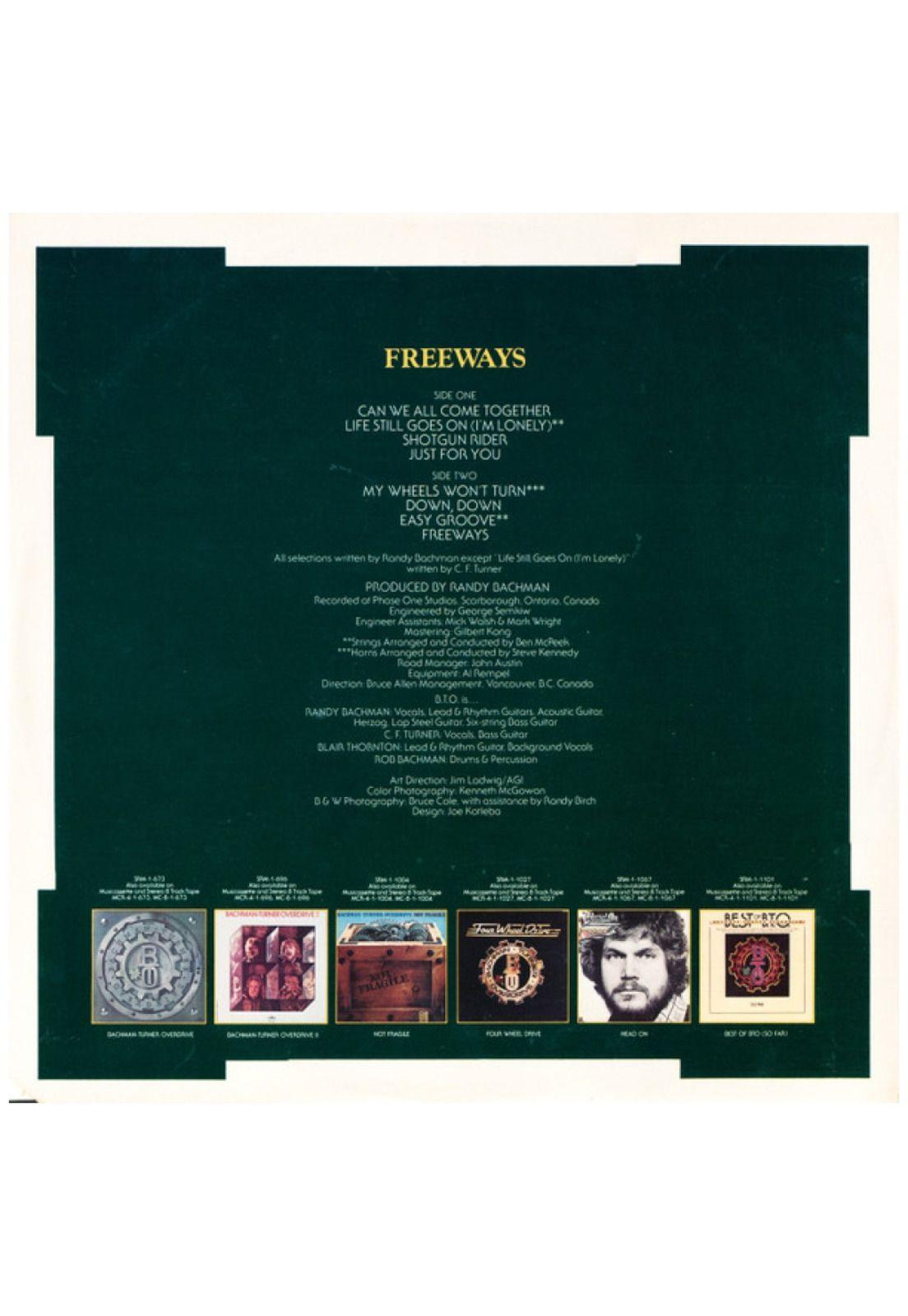 BUCHMAN TURNER OVERDRIVE - FREEWAYS | 7" SINGLE USADO-5