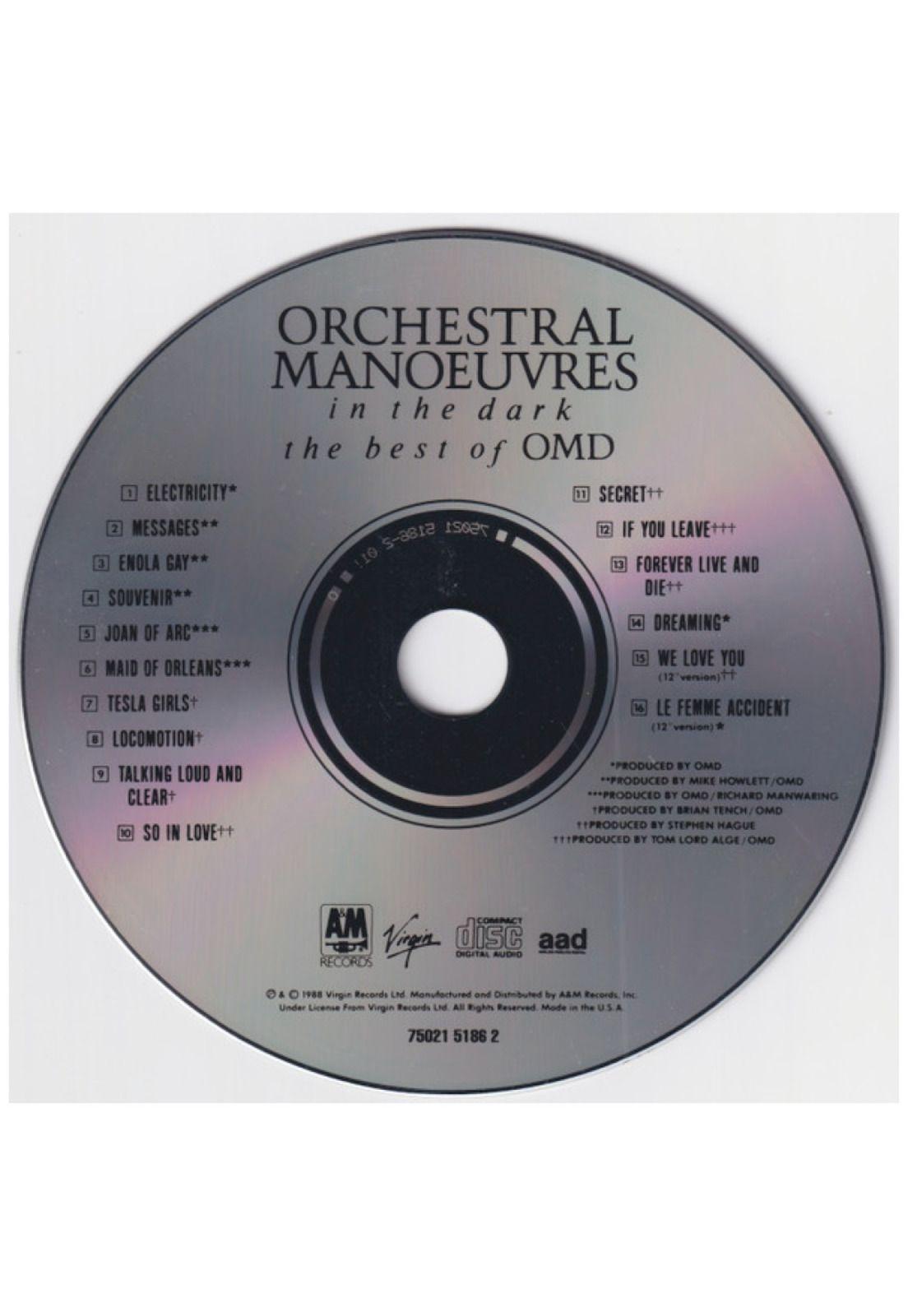 OMD - THE BEST OF | CD USADO-2