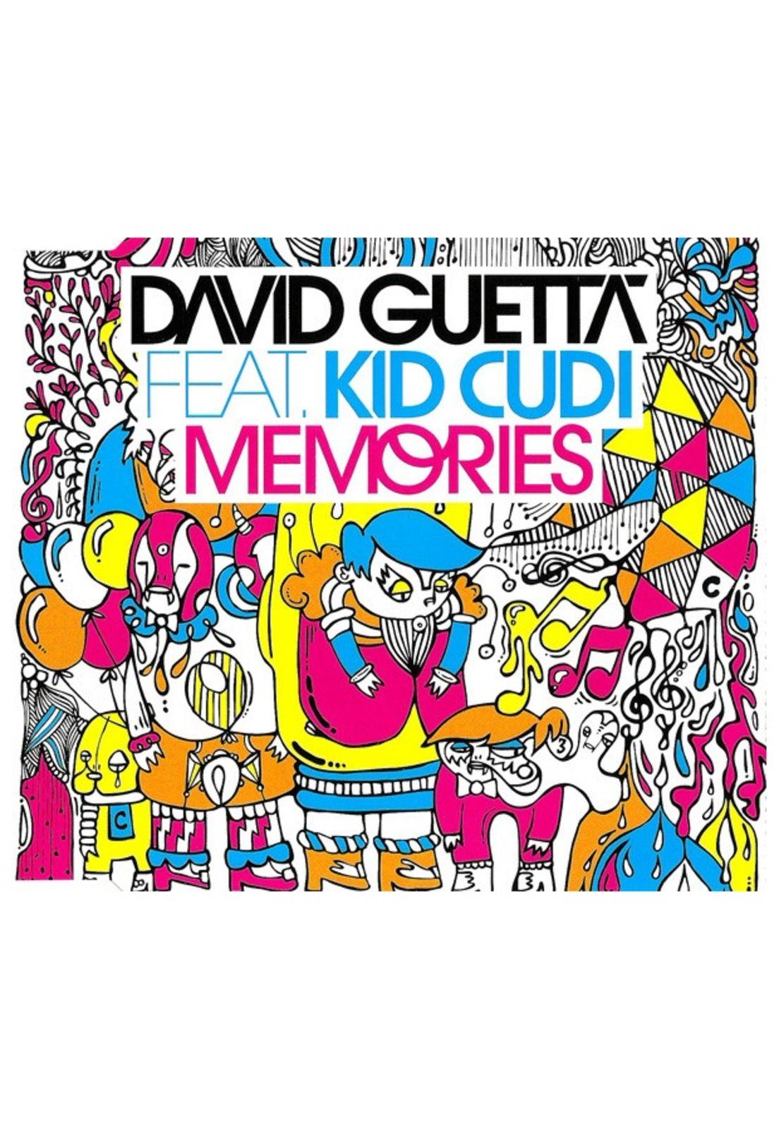 DAVID GUETTA feat. KID CUDI - MEMORIES | CD SINGLE USADO-0