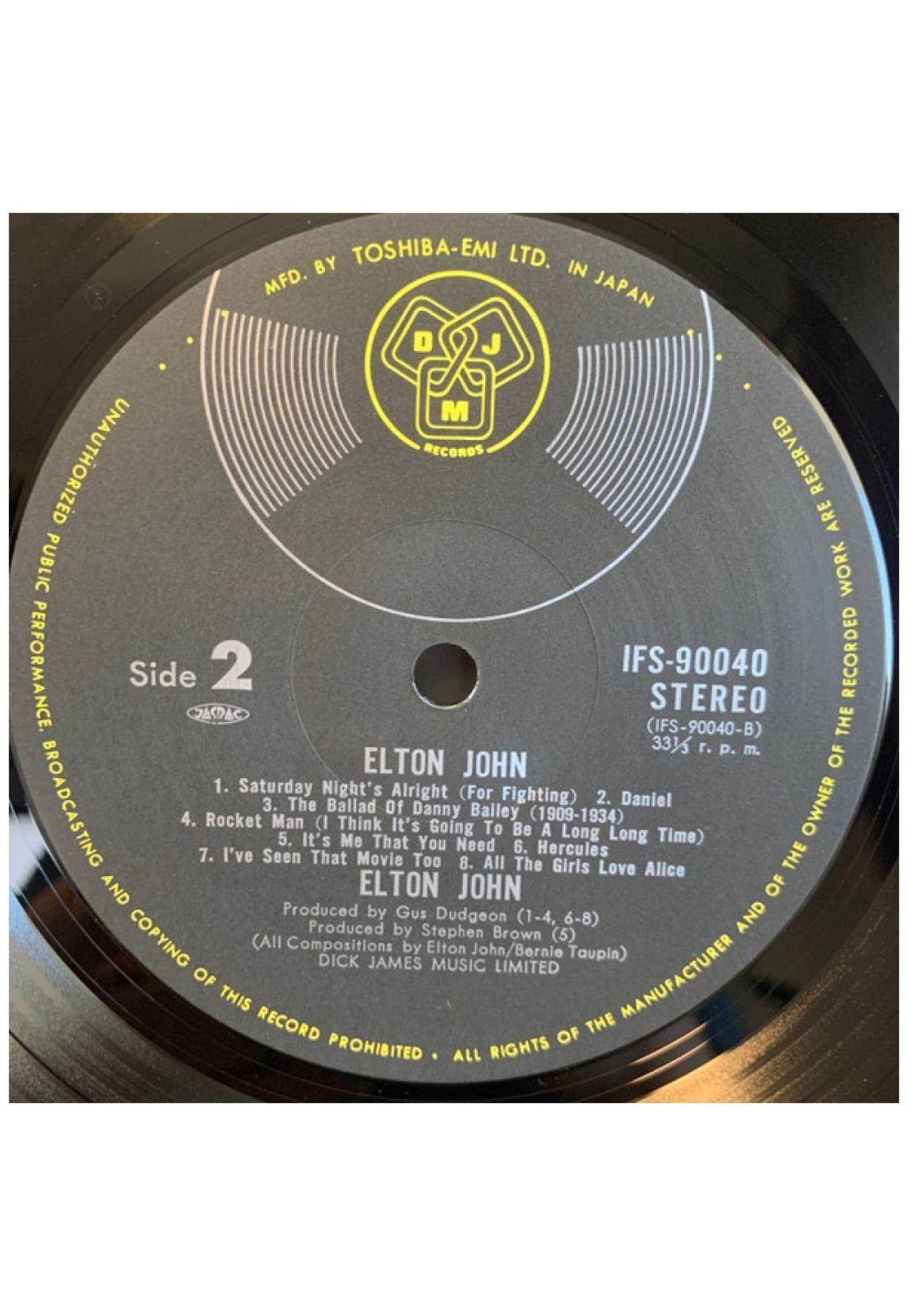 ELTON JOHN - BEST 20 (MADE IN JAPAN) | VINILO USADO-3