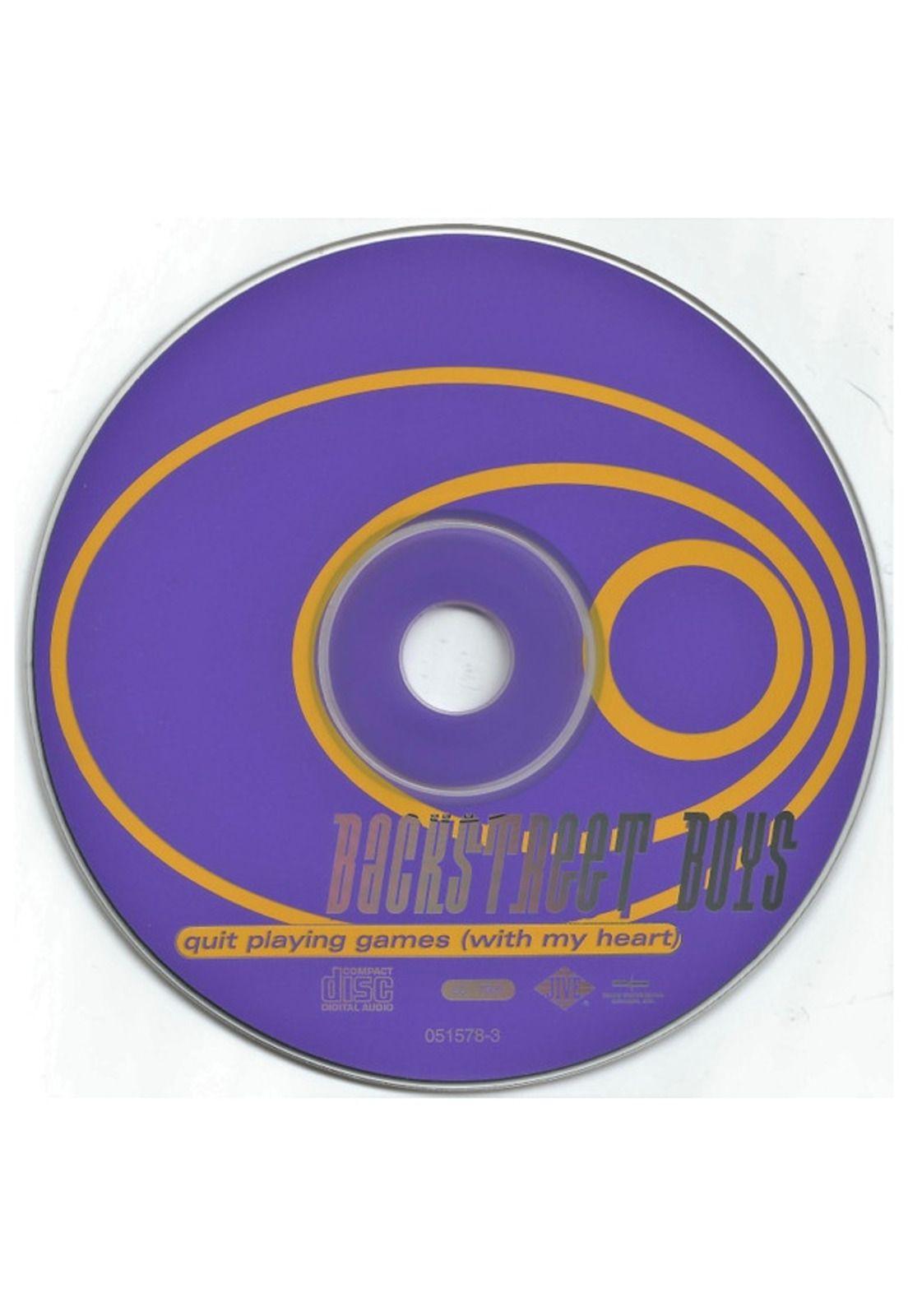 BACKSTREET BOYS - QUIT PLAYING GAMES (WITH MY HEART) | CD SINGLE USADO-2