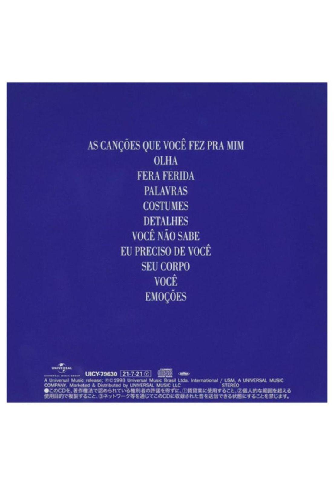 MARIA BETHANIA - AS CANCOES QUE VOCE (JAPAN) | CD-2