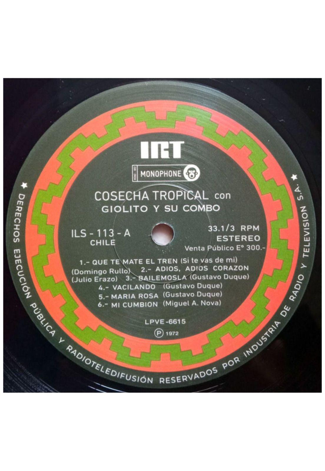 GIOLITO Y SU COMBO - COSECHA TROPICAL VINILO-2