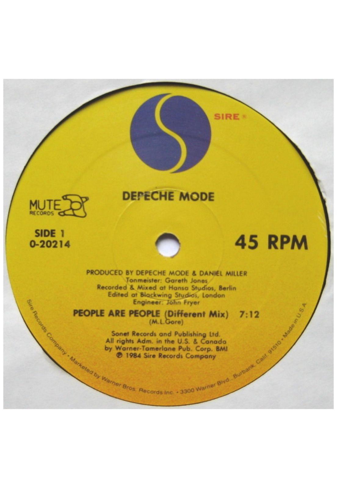 DEPECHE MODE - PEOPLE ARE PEOPLE | 12" MAXI SINGLE VINILO USADO-2