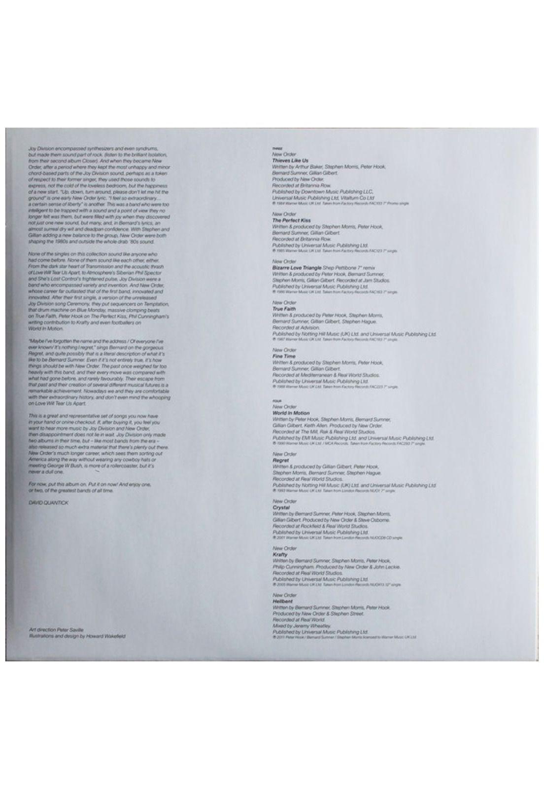 NEW ORDER & JOY DIVISION  - TOTAL: THE BEST OF (2LP) | VINILO-9