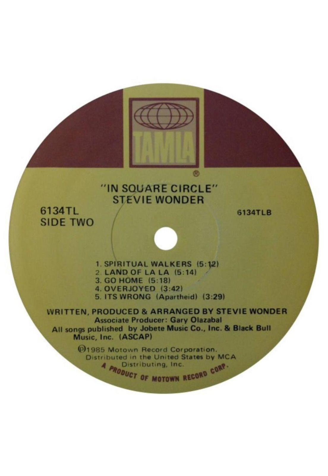 STEVIE WONDER - IN SQUARE CIRCLE | VINILO USADO-3