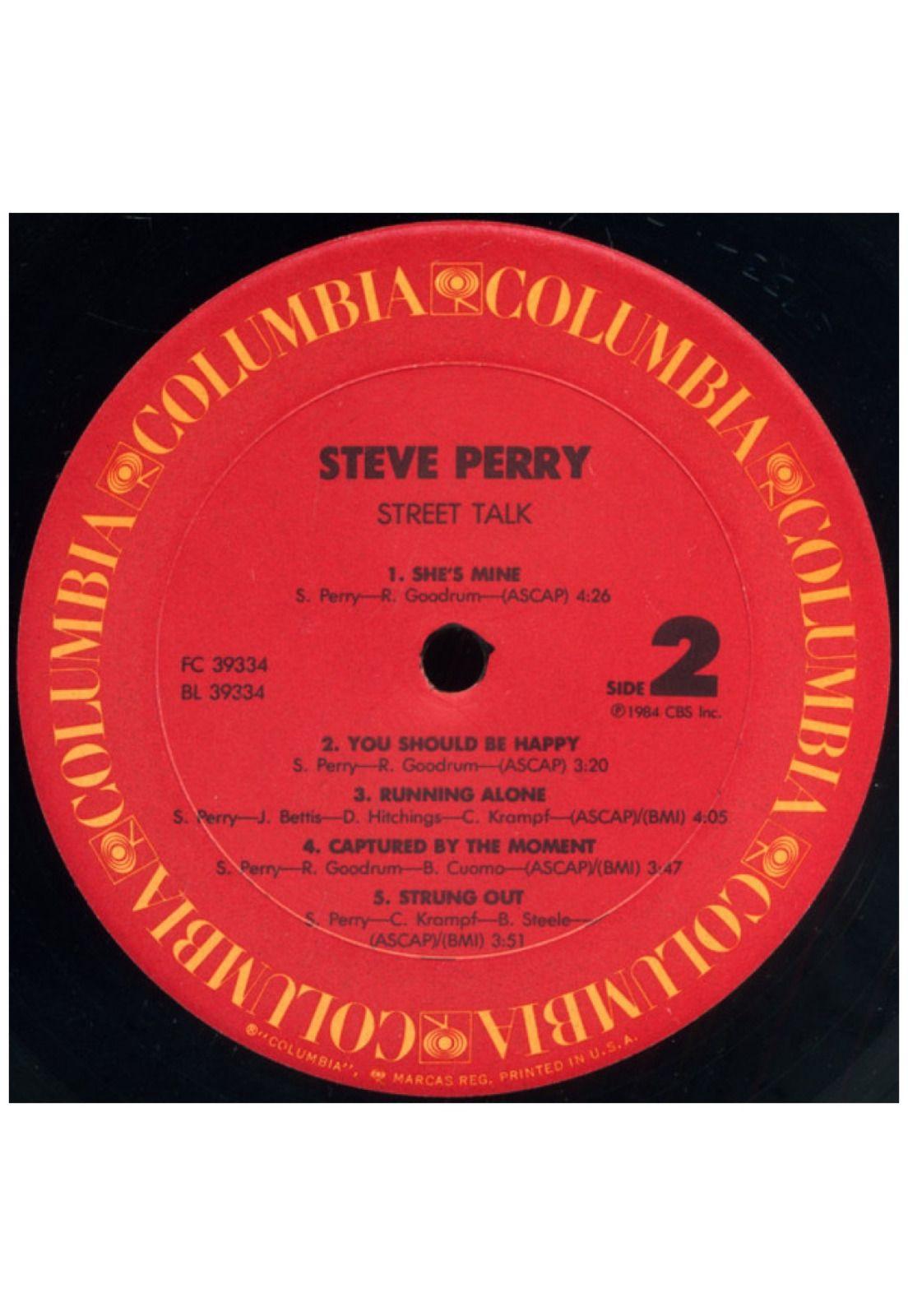 STEVE PERRY - STREET TALK | VINILO USADO-3