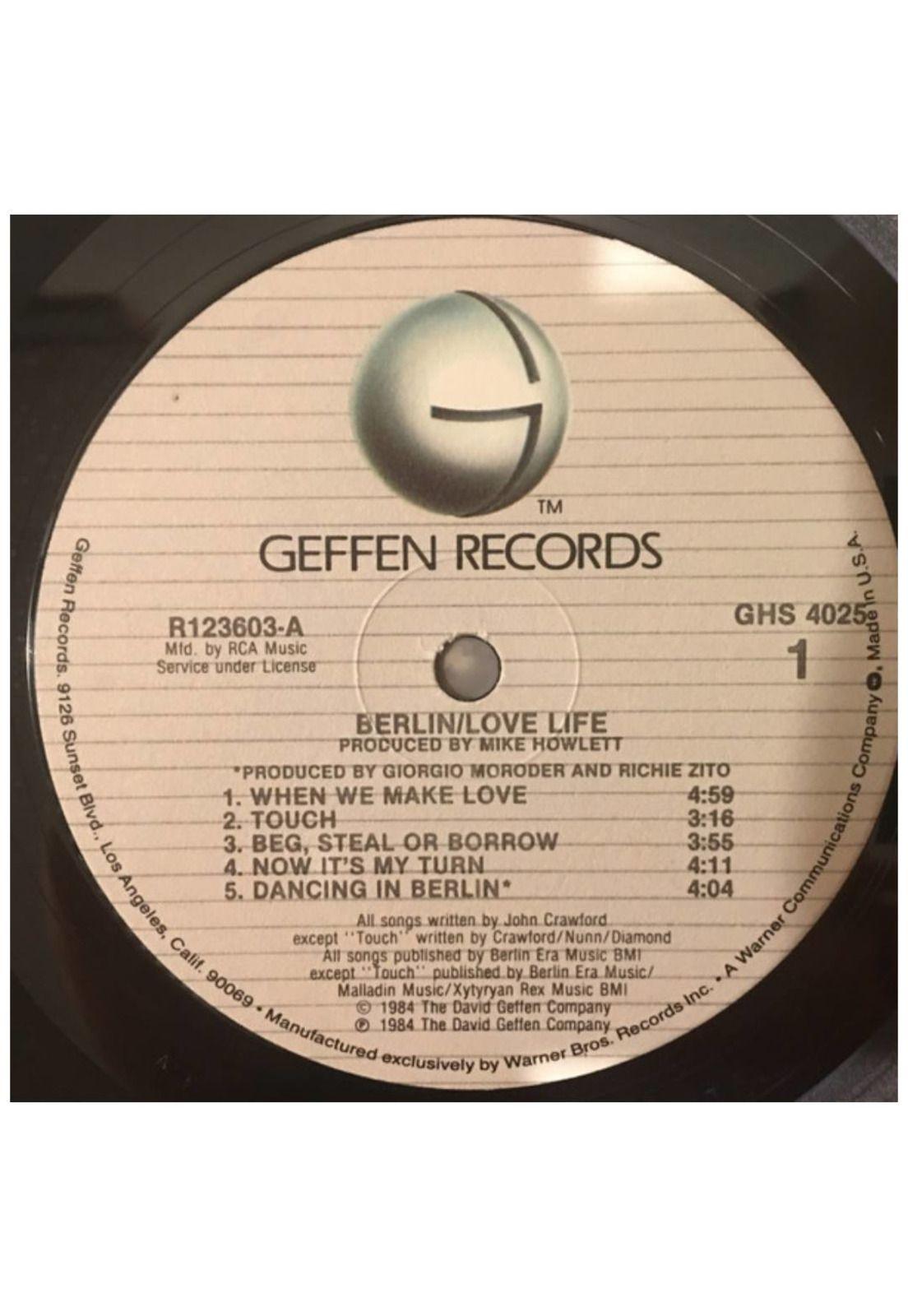 BERLIN - LOVE LIFE | VINILO-2
