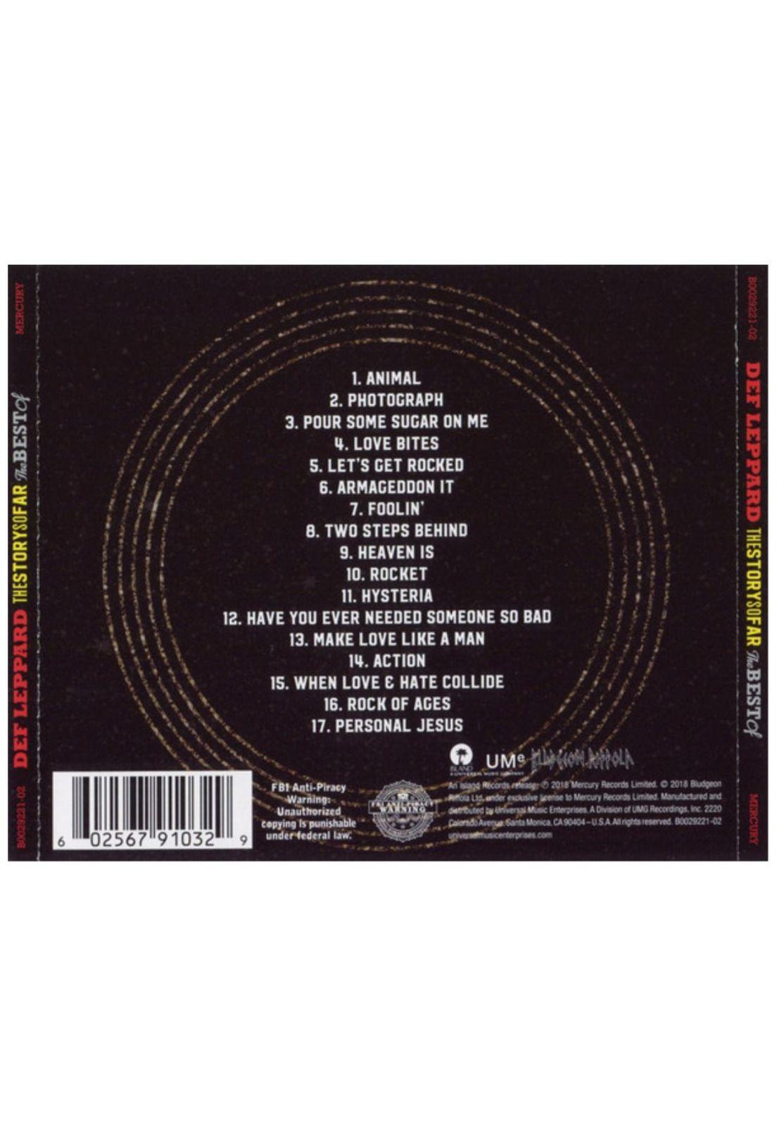 DEF LEPPARD -STORY SO FAR BEST OF CD-2