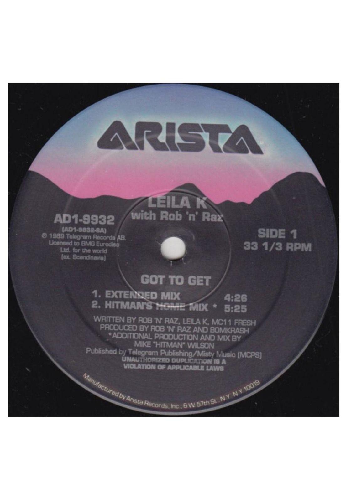LEILA K - GOT TO GET | 12" MAXI SINGLE VINILO-2