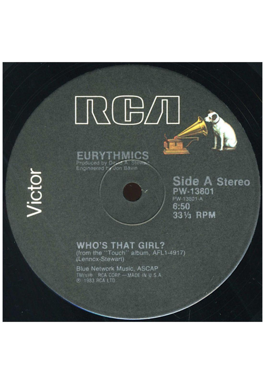 EURYTHMICS - WHO'S THAT GIRL? | 12" MAXI SINGLE VINILO USADO-2