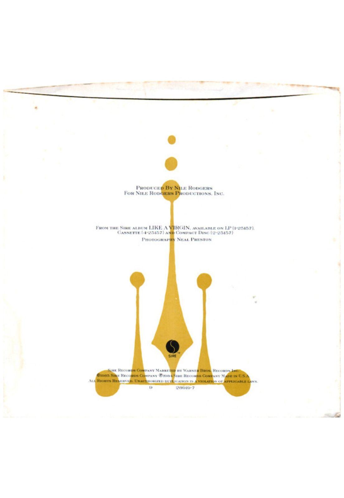 MADONNA - DRESS YOU UP | 7" SINGLE USADO-1