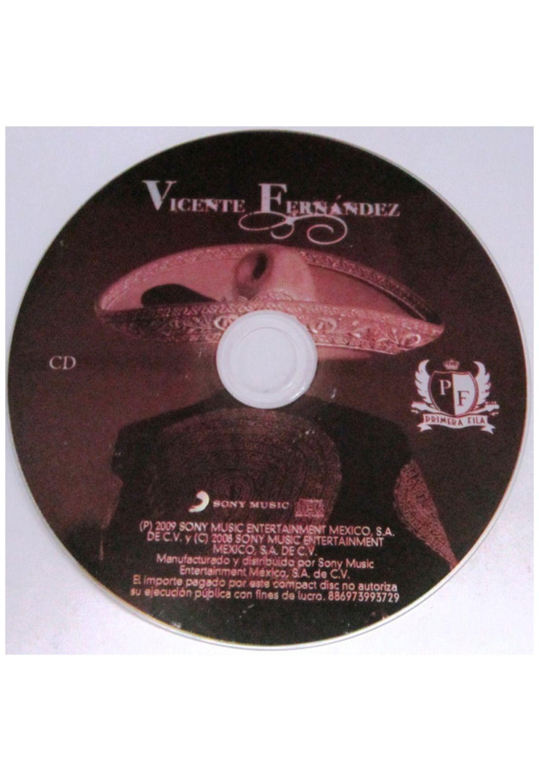 VICENTE FERNANDEZ - PRIMERA FILA (CD+DVD) | CD-3