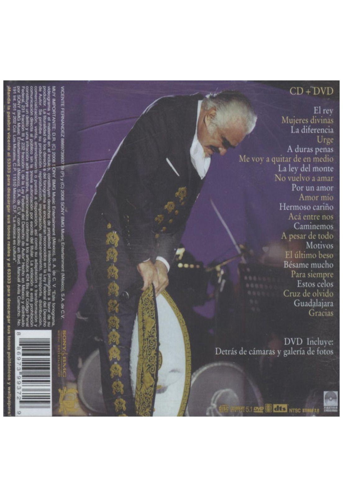 VICENTE FERNANDEZ - PRIMERA FILA (CD+DVD) | CD-8