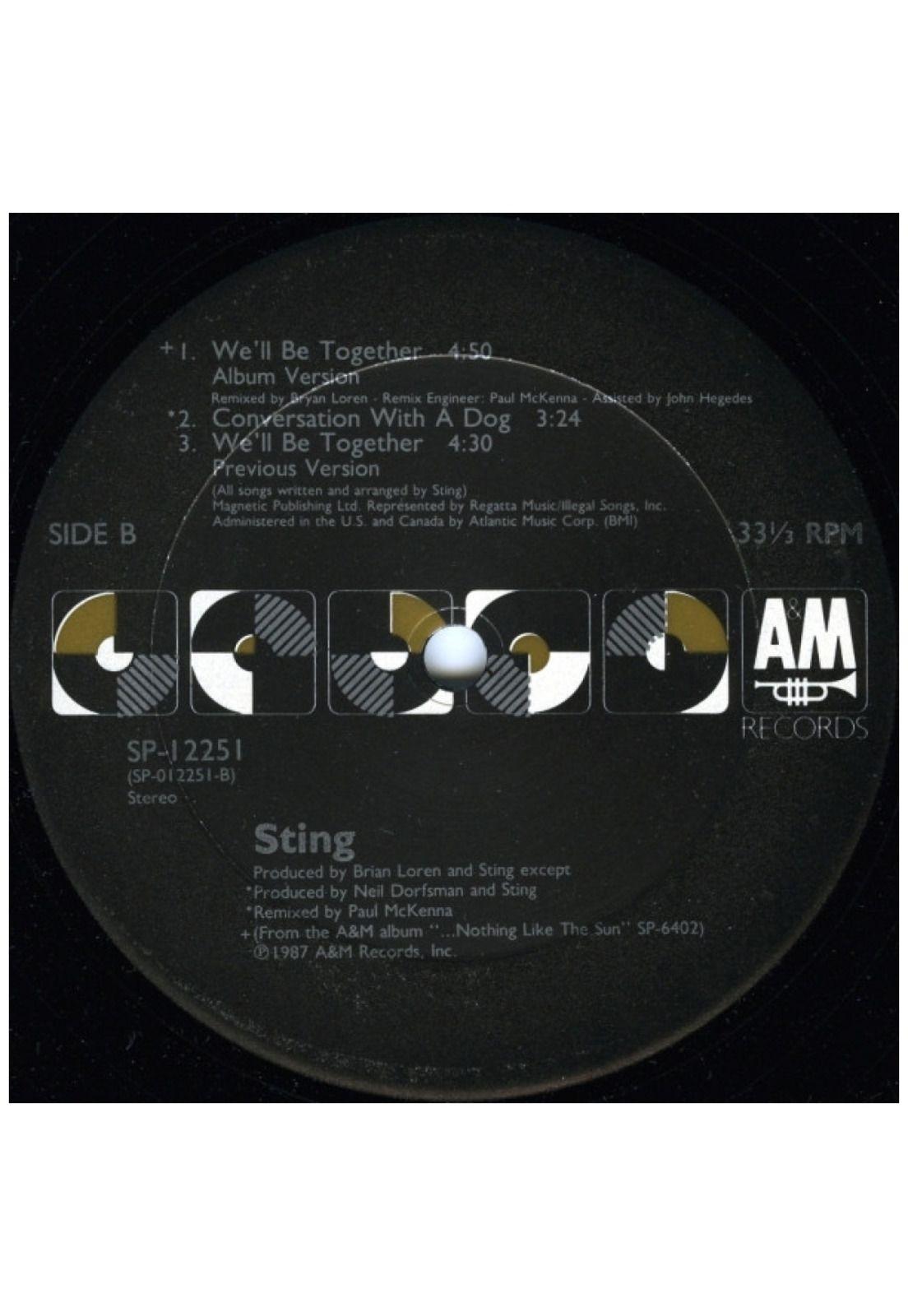 STING - WILL BE TOGETHER | 12" MAXI SINGLE VINILO USADO-3