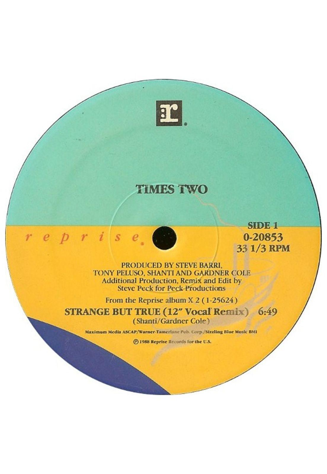 TIMES TWO - STRANGE BUT TRUE | 12" MAXI SINGLE USADO-2