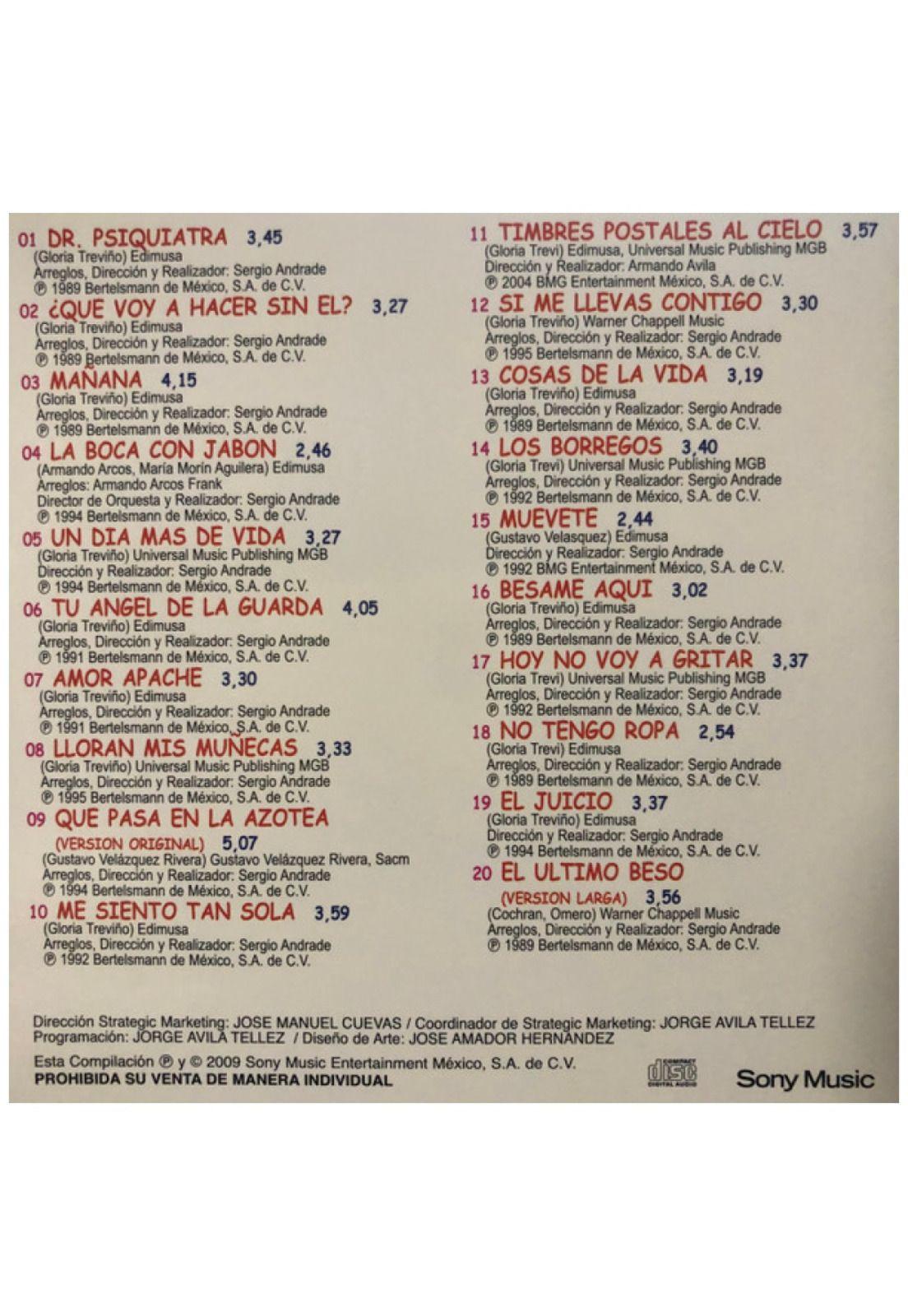 GLORIA TREVI - LO ESENCIAL DE GLORIA TREVI (3CD+DVD) | CD-2