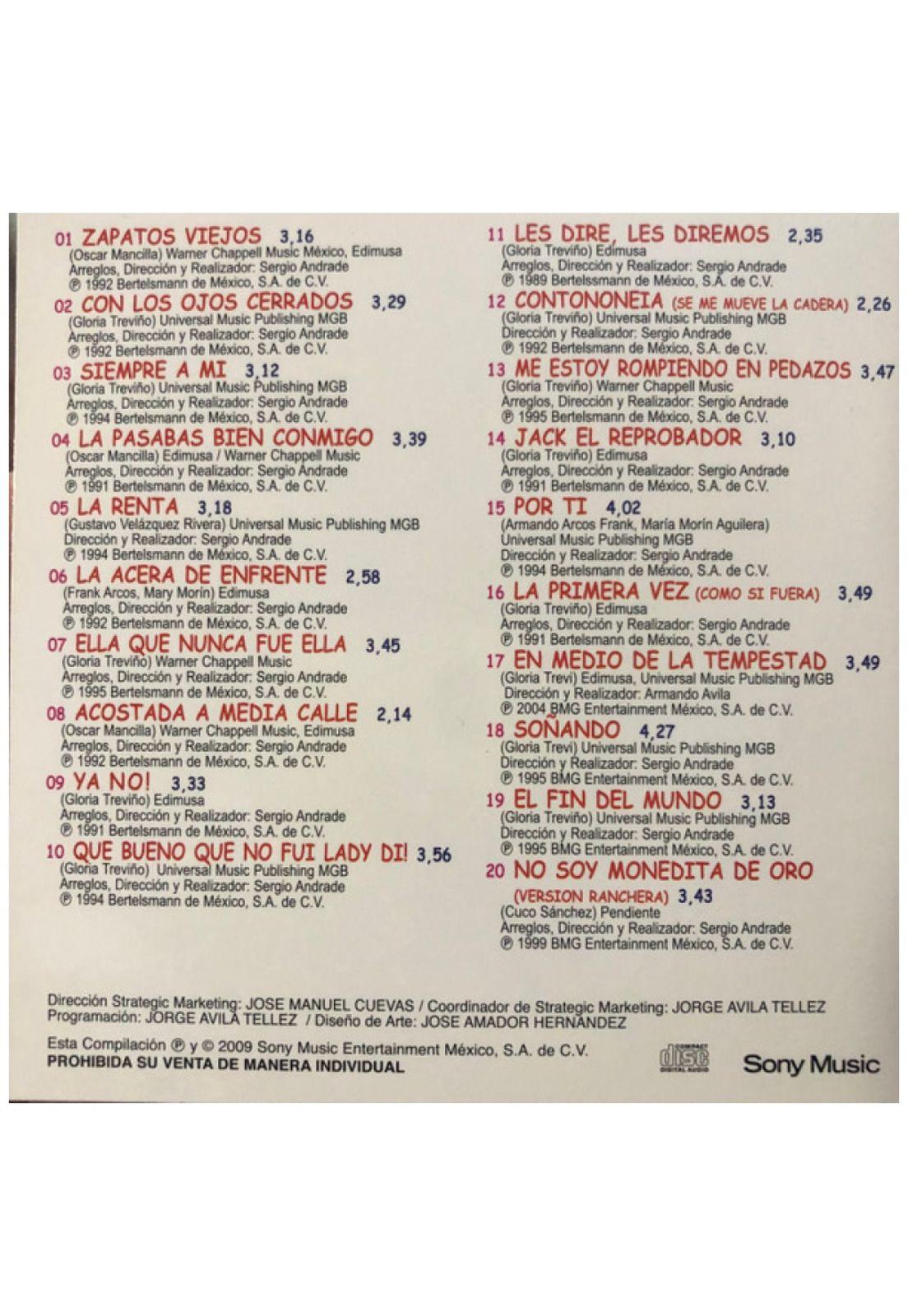 GLORIA TREVI - LO ESENCIAL DE GLORIA TREVI (3CD+DVD) | CD-9