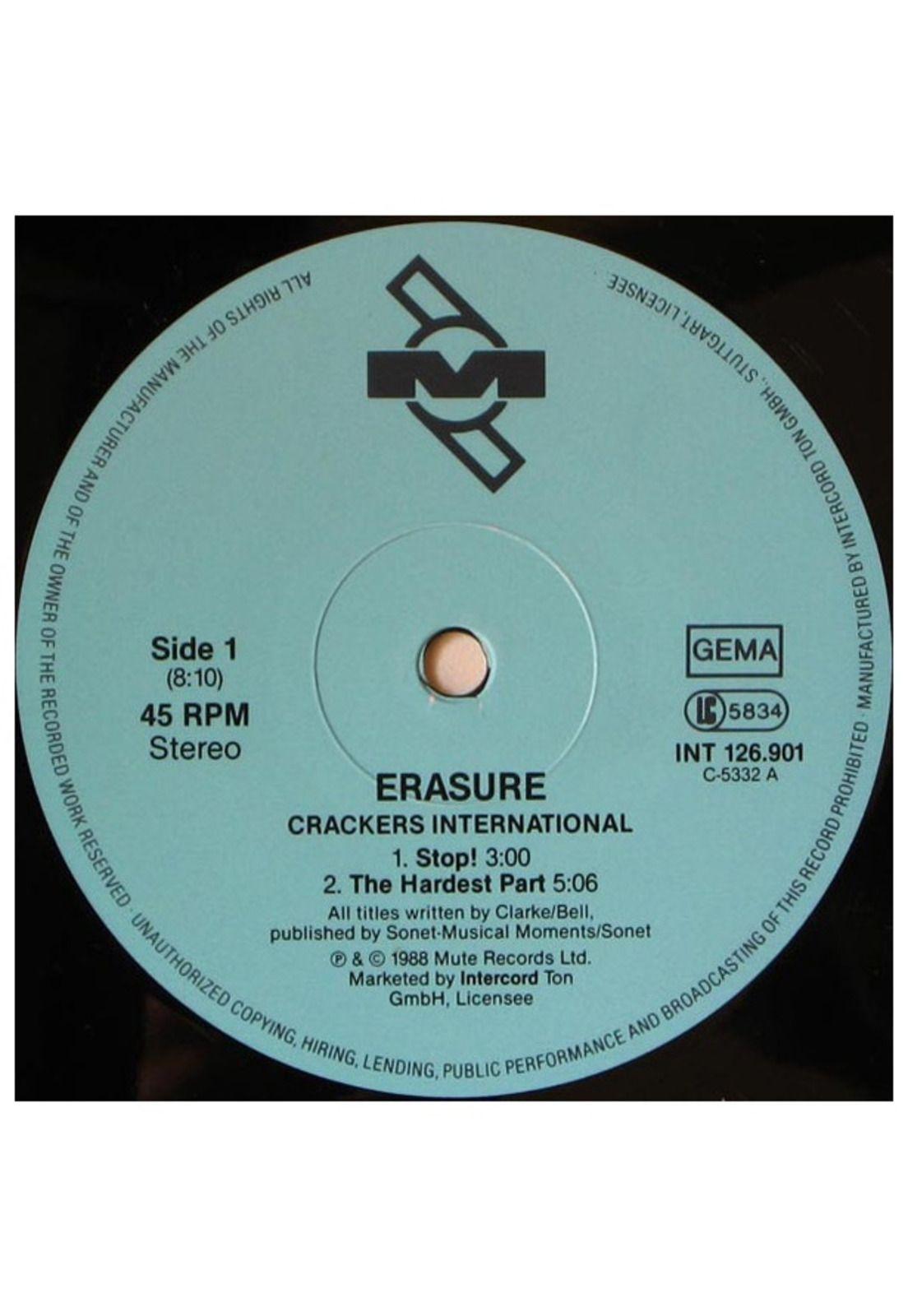 ERASURE - CRACKERS INTERNATIONAL | VINILO USADO-2