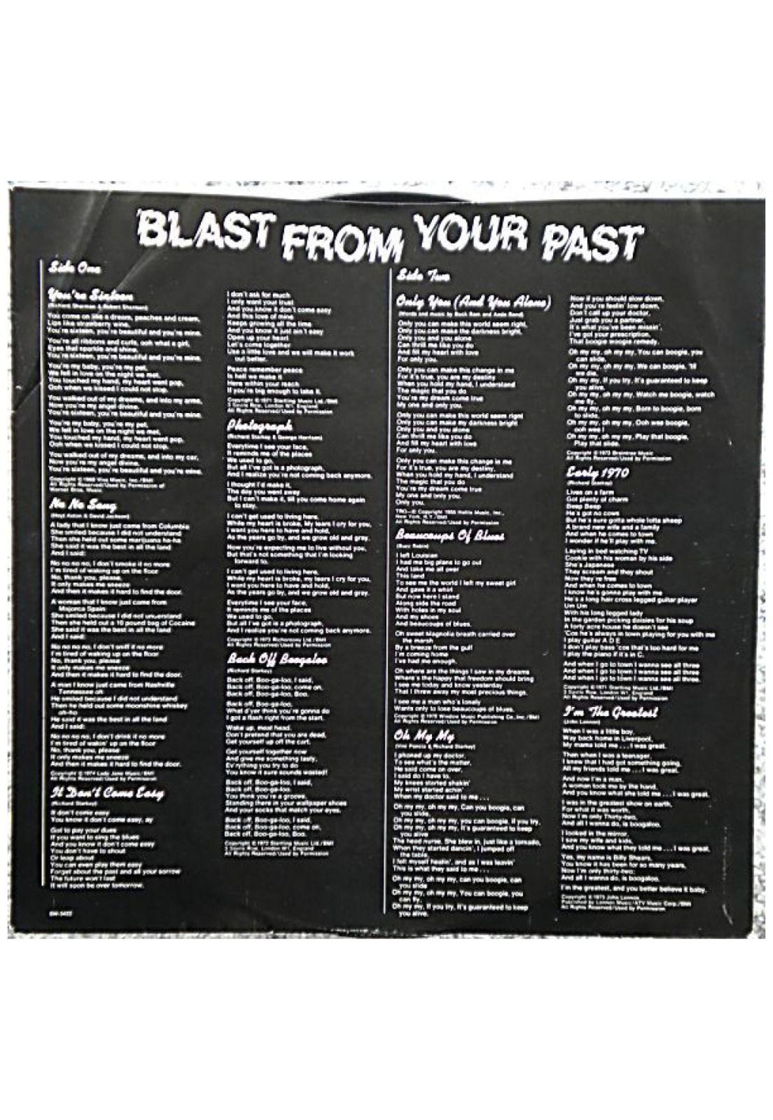 RINGO STARR - BLAST FROM YOUR PAST | VINILO USADO-4