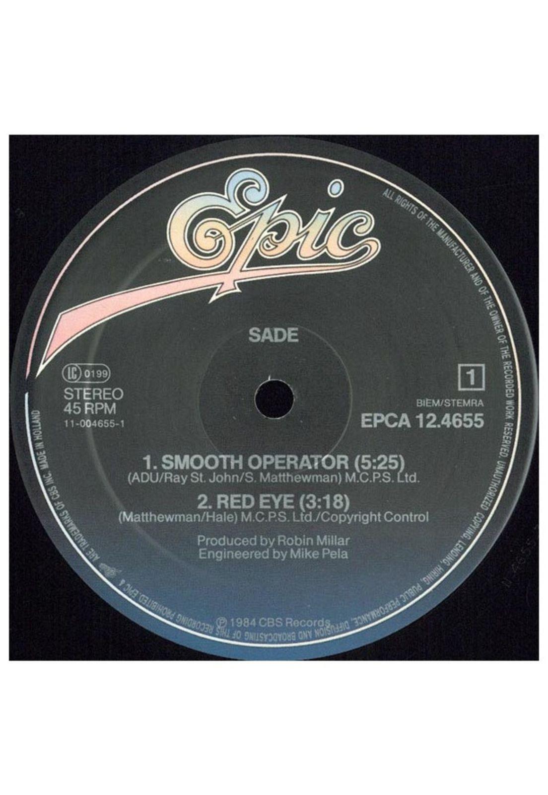 SADE - SMOOTH OPERATOR | 12" MAXI SINGLE VINILO USADO-2