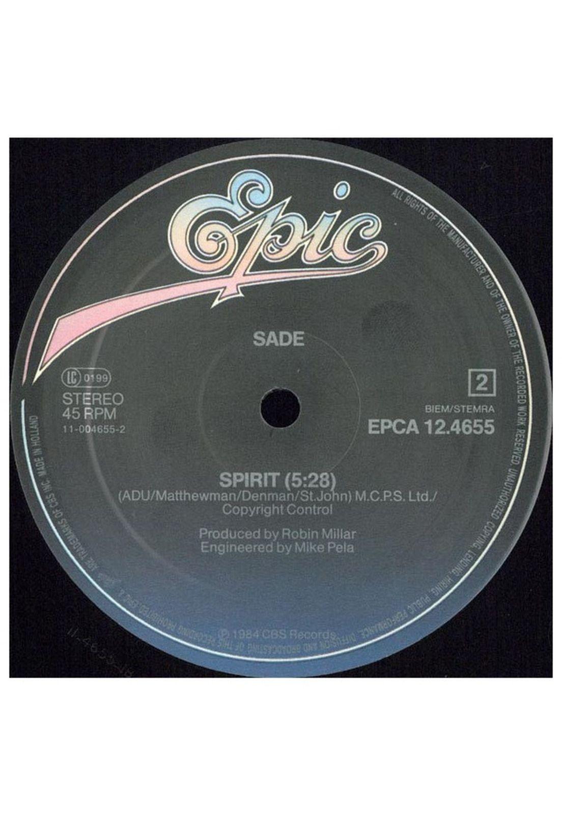 SADE - SMOOTH OPERATOR | 12" MAXI SINGLE VINILO USADO-3