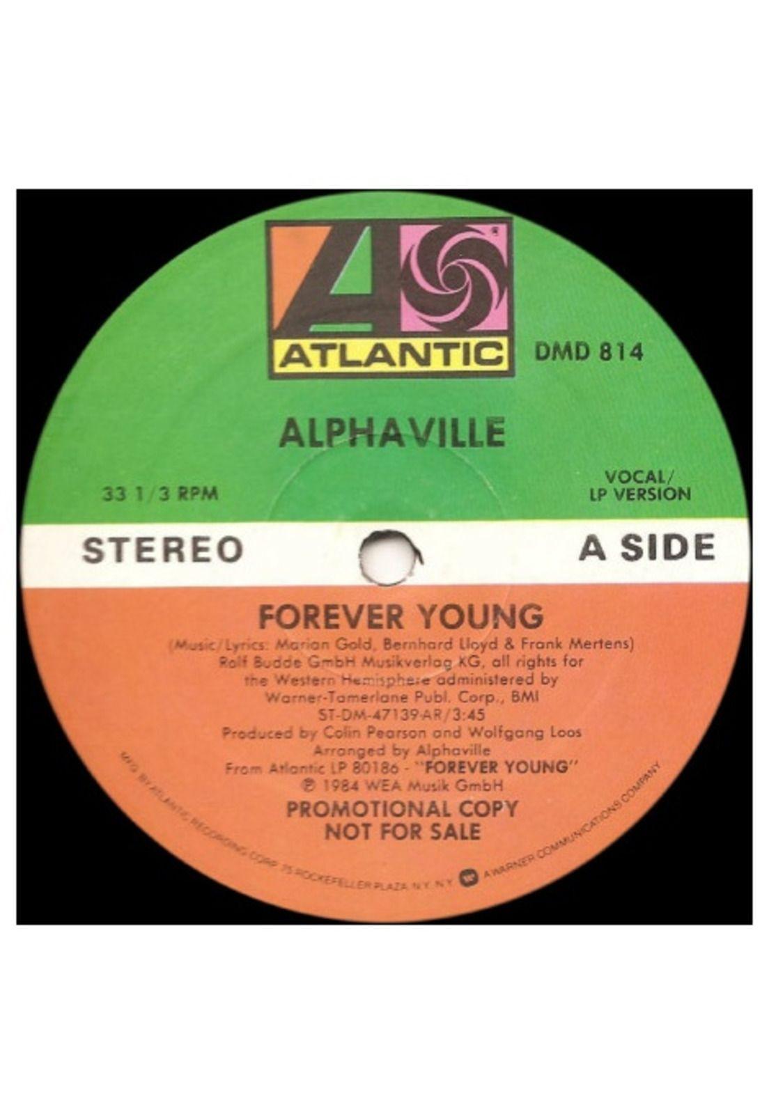 ALPHAVILLE - FOREVER YOUNG (PROMO) | 12" MAXI SINGLE USADO-0