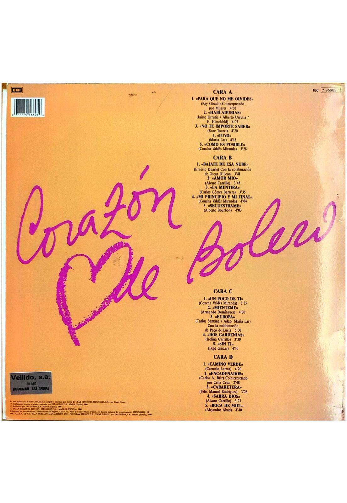 DYANGO - CORAZON DE BOLERO (2LP) | VINILO USADO-1