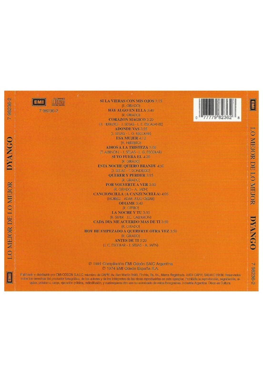 DYANGO - LO MEJOR DE LO MEJOR | CD-1