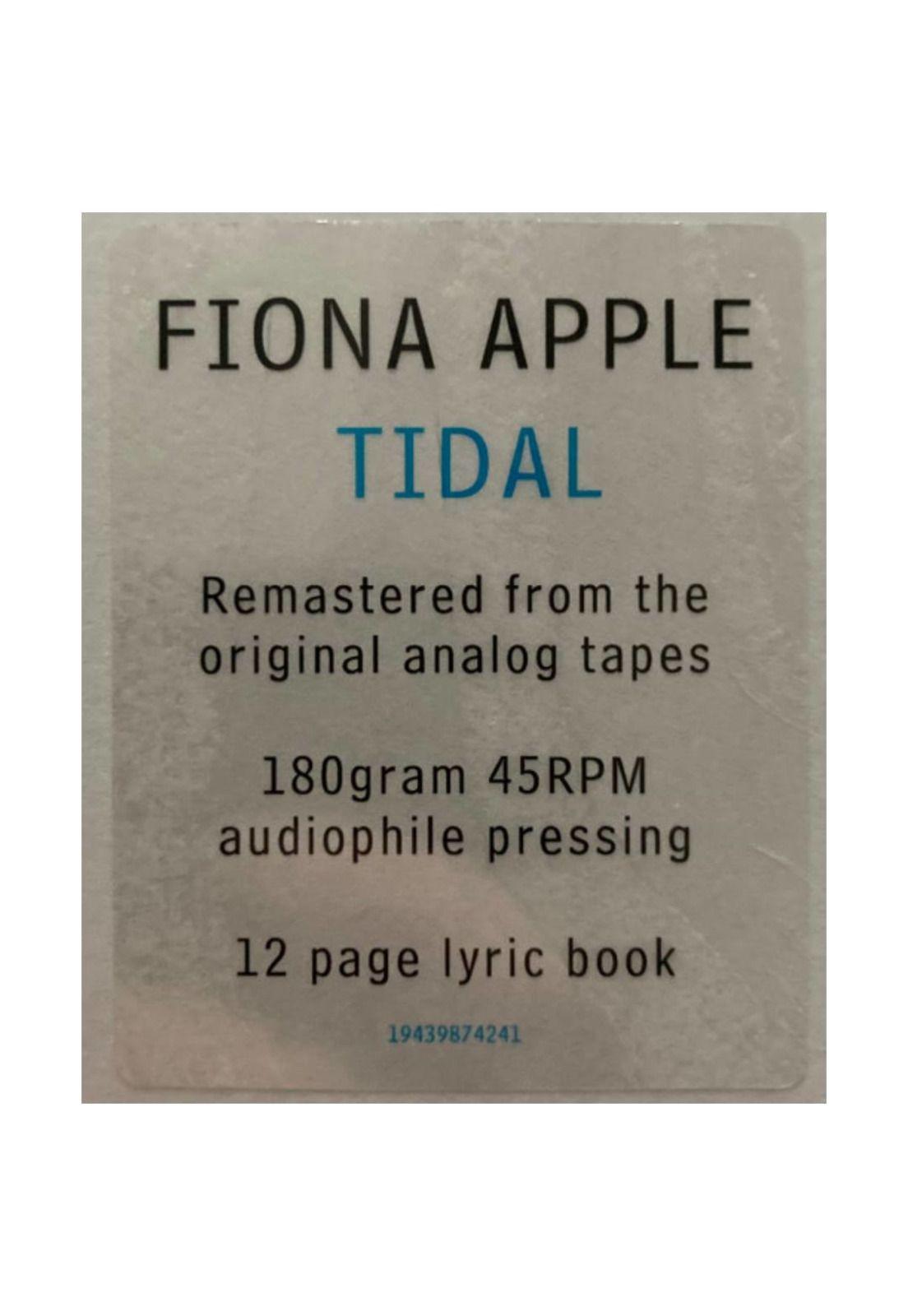FIONA APPLE - TIDAL (2LP) | VINILO-2