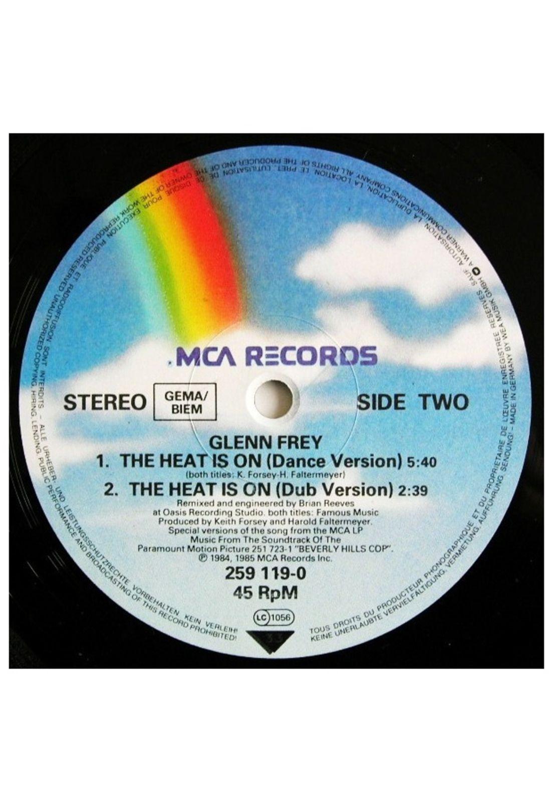 GLEN FREY - THE HEAT IS ON | 12" MAXI SINGLE VINILO USADO-3