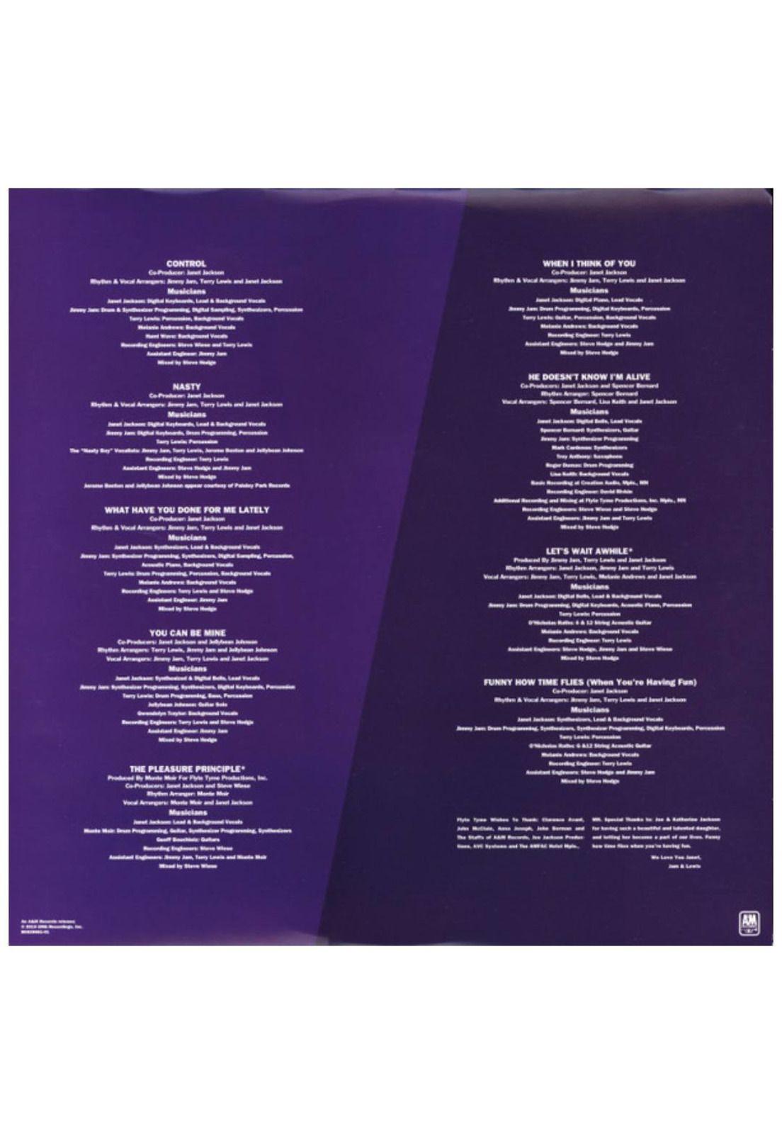 JANET JACKSON - CONTROL | VINILO-3