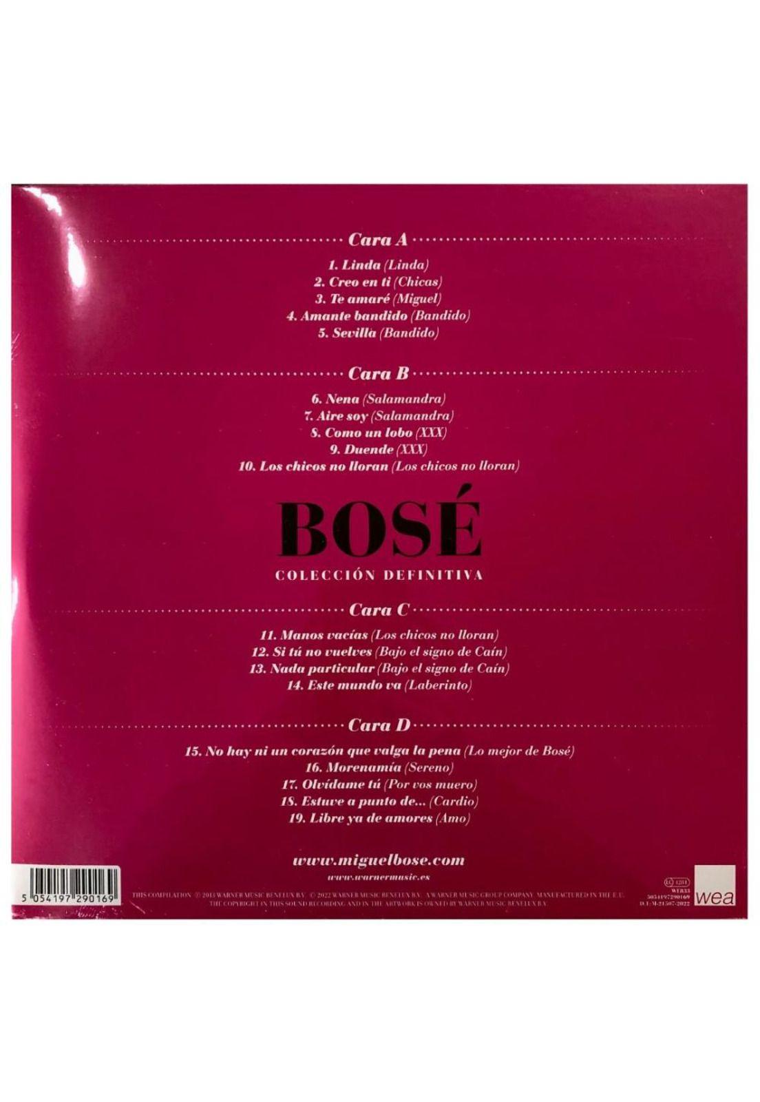 MIGUEL BOSE - COLECCION DEFINITIVA (2LP) | VINILO-1