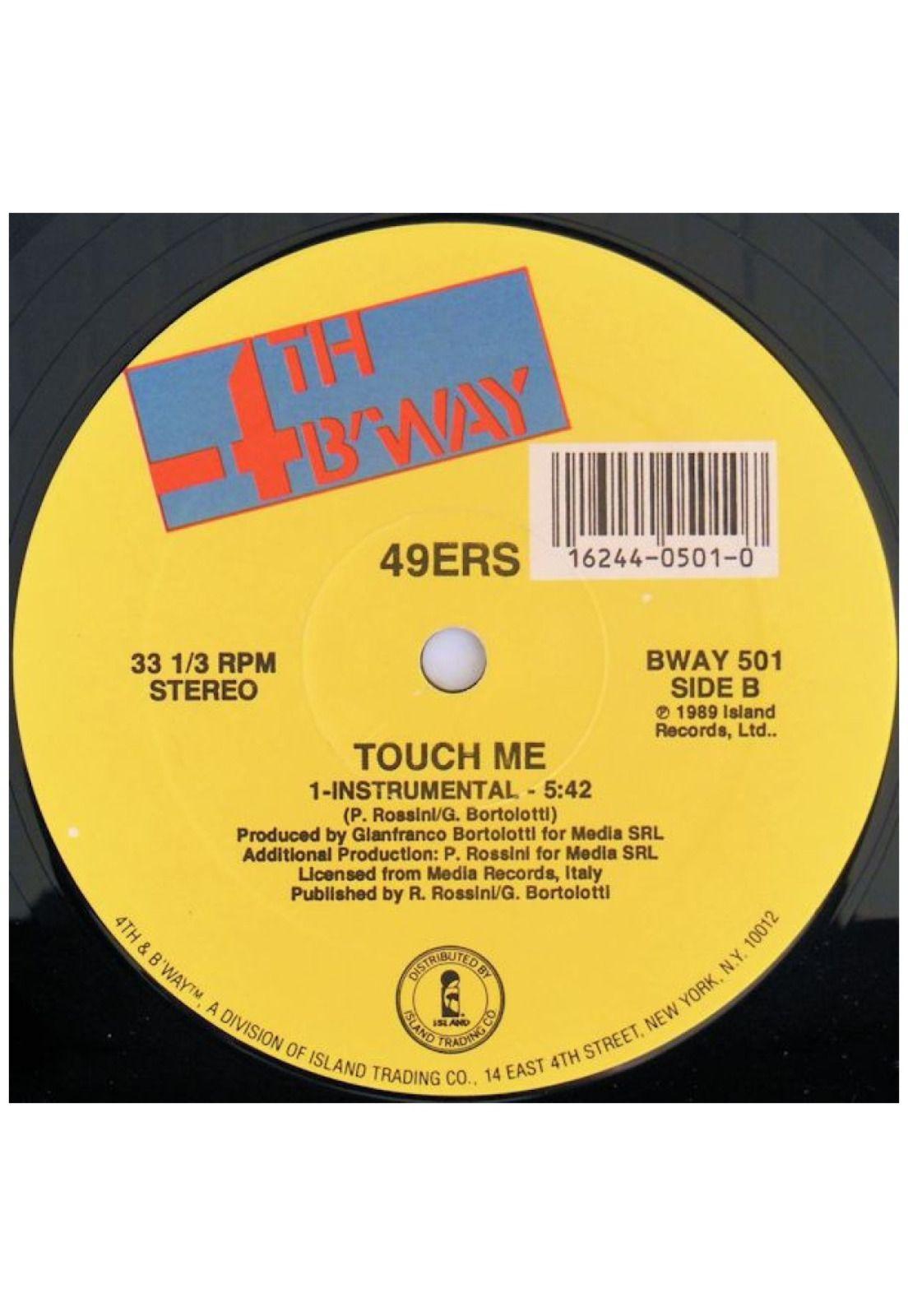 49ERS - TOUCH ME | 12" MAXI SINGLE VINILO USADO-2