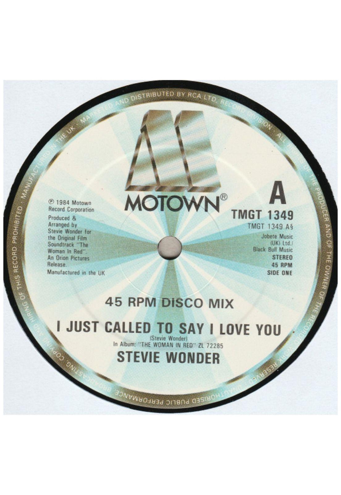 STEVIE WONDER - I JUST CALL TO SAY I LOVE YOU (VDE-NUEVO/SELLADO) | 12" MAXI SINGLE VINILO-2