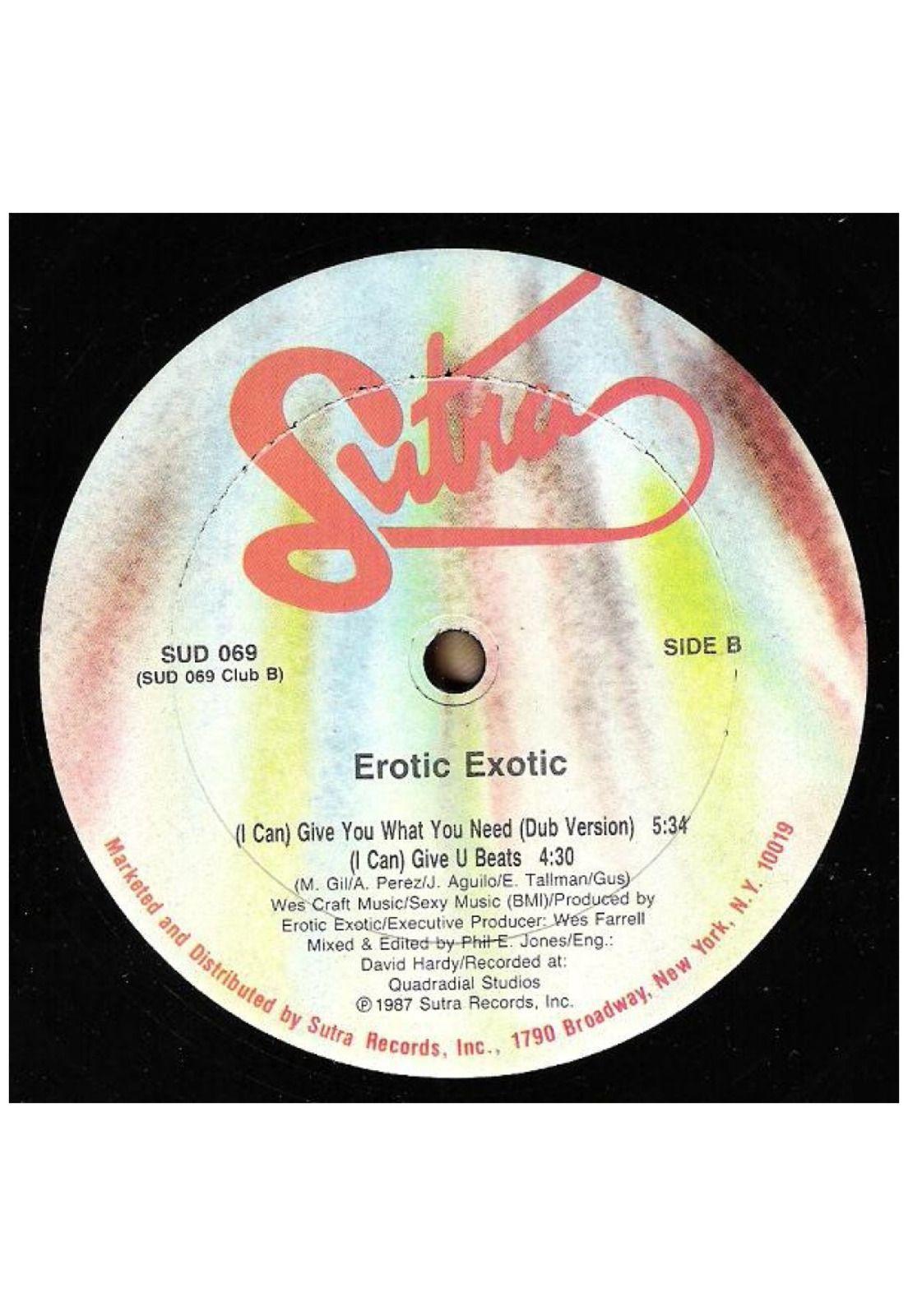 EROTIC EXOTIC - (I CAN) GIVE YOU WHATYOU NEED | 12" MAXI SINGLE VINILO USADO-1