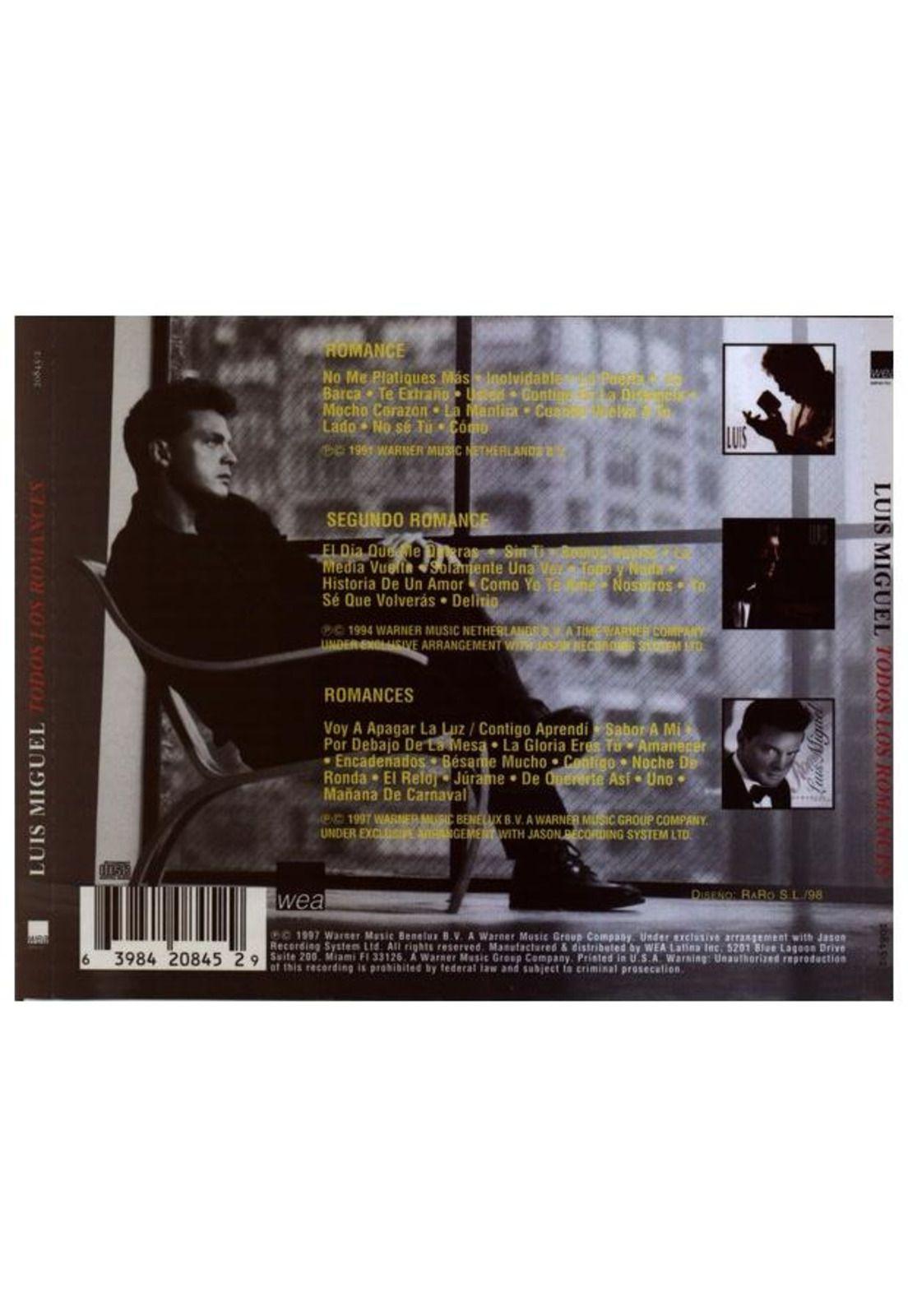LUIS MIGUEL - TODOS LOS ROMANCES (3CD) | BOXSET-1