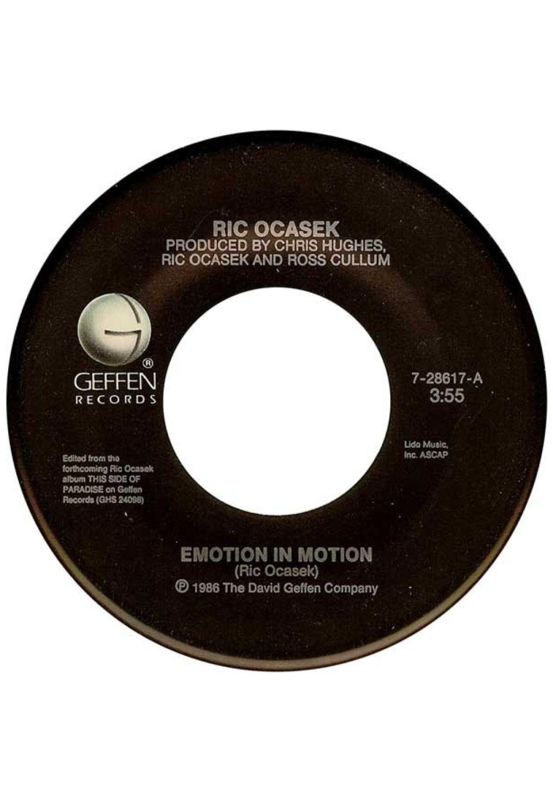 RICK OCASEK - EMOTION IN MOTION | 7" SINGLE USADO-2