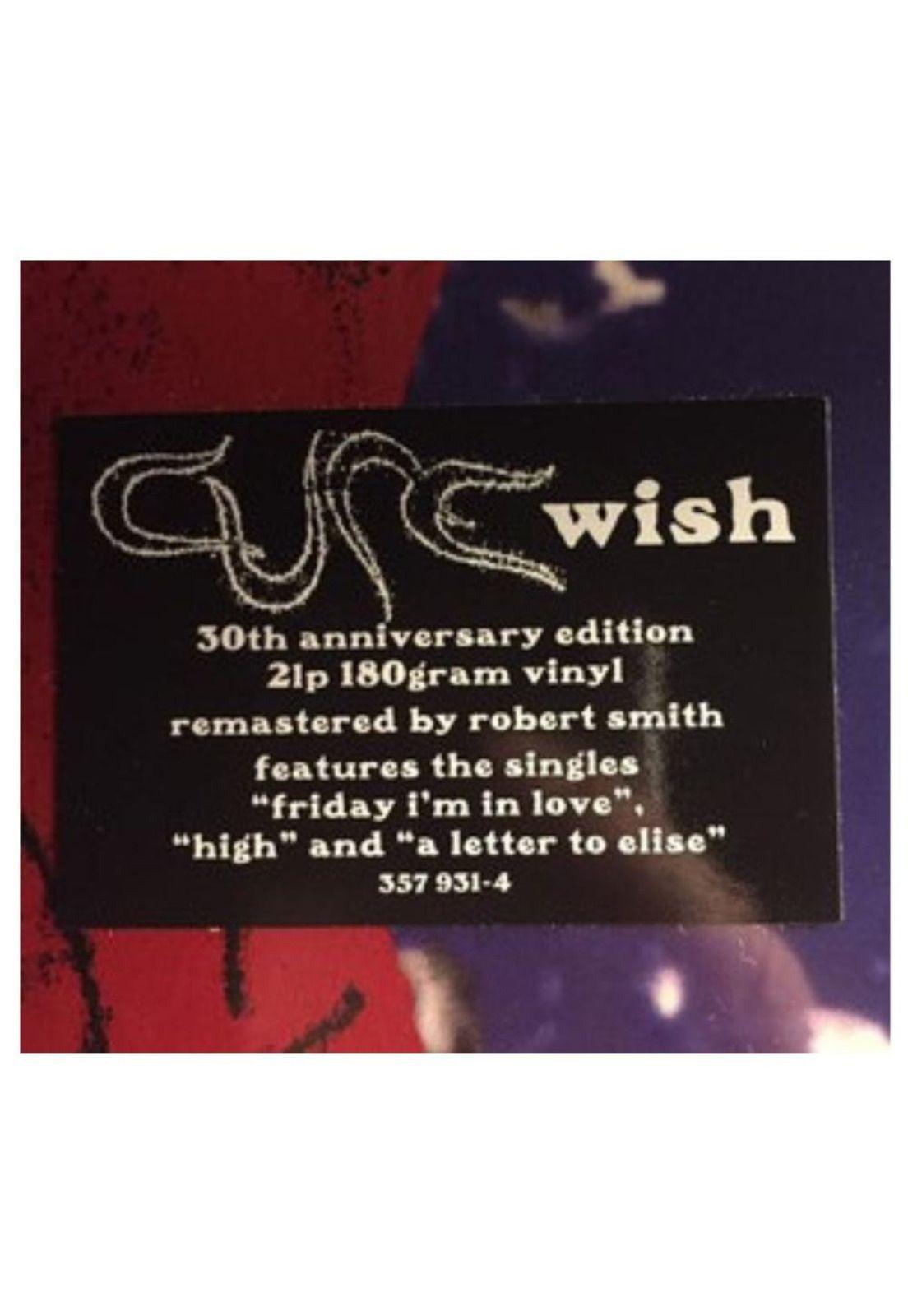 CURE - WISH (30TH ANNIVERSARY EDIT) (2LP) | VINILO-3