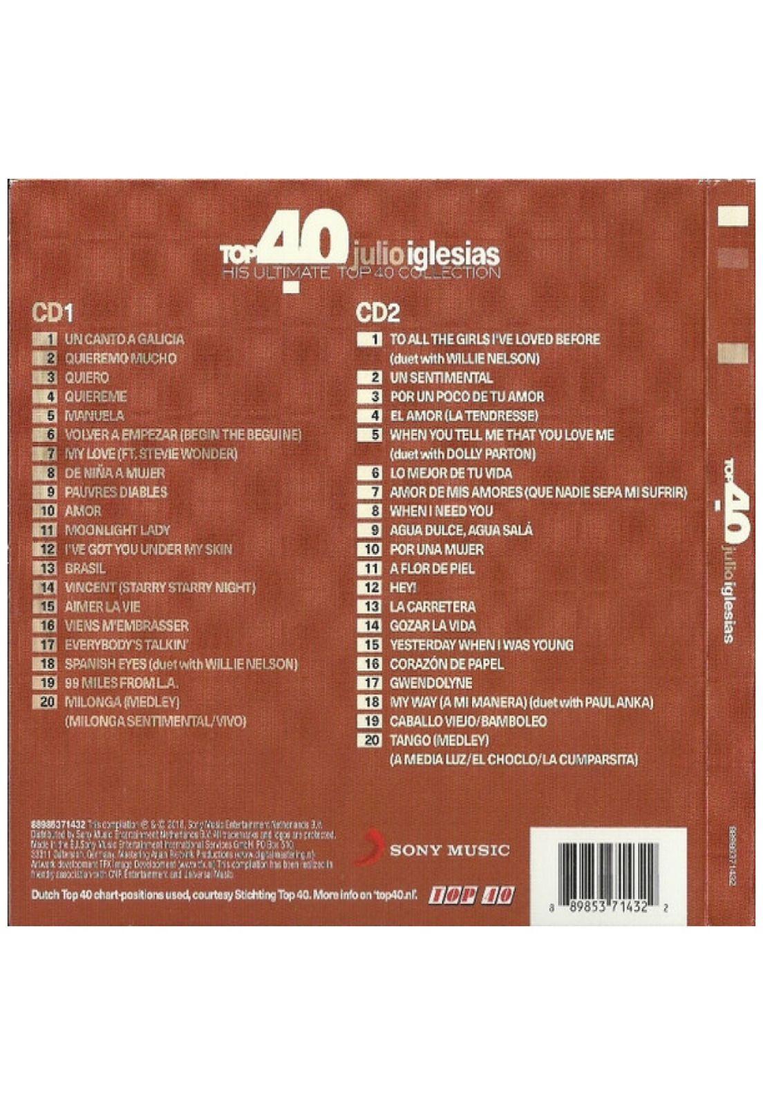 JULIO IGLESIAS - TOP 40 (2CD) | CD-3