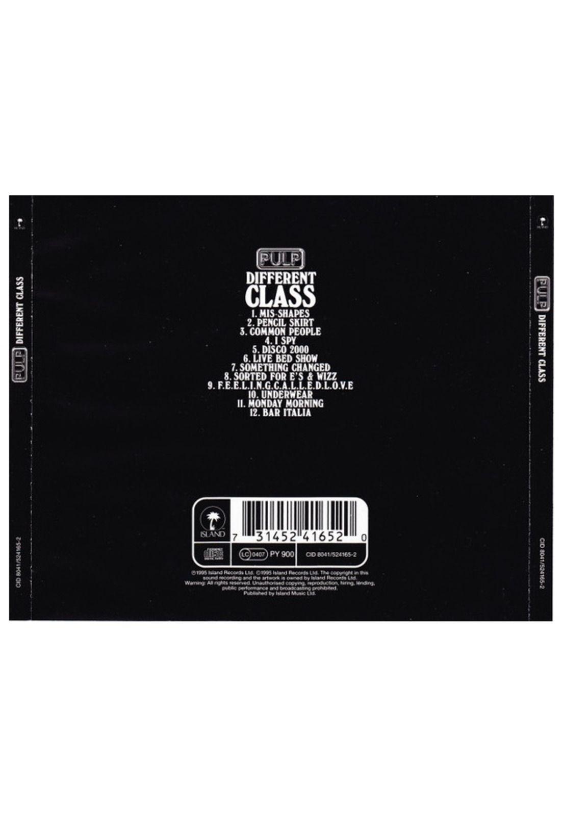 PULP - DIFFERENT CLASS | CD-1