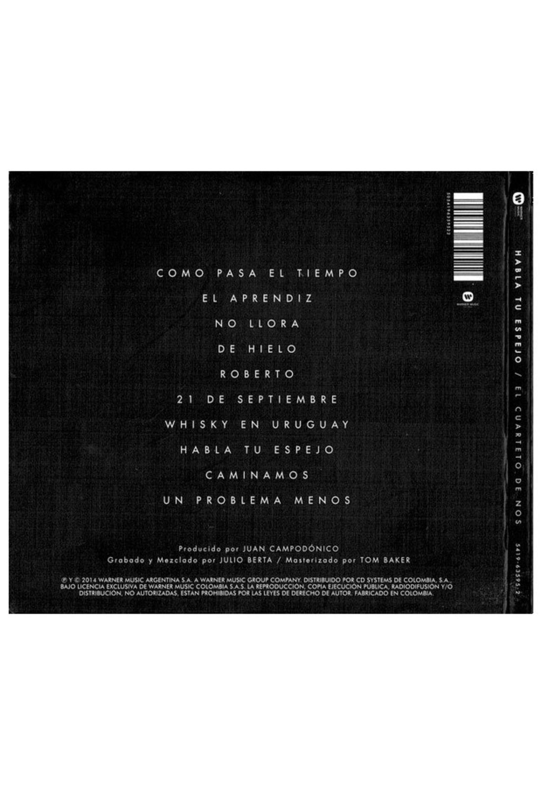 CUARTETO DE NOS  - HABLA TU ESPEJO (DIGIPACK) | CD-2