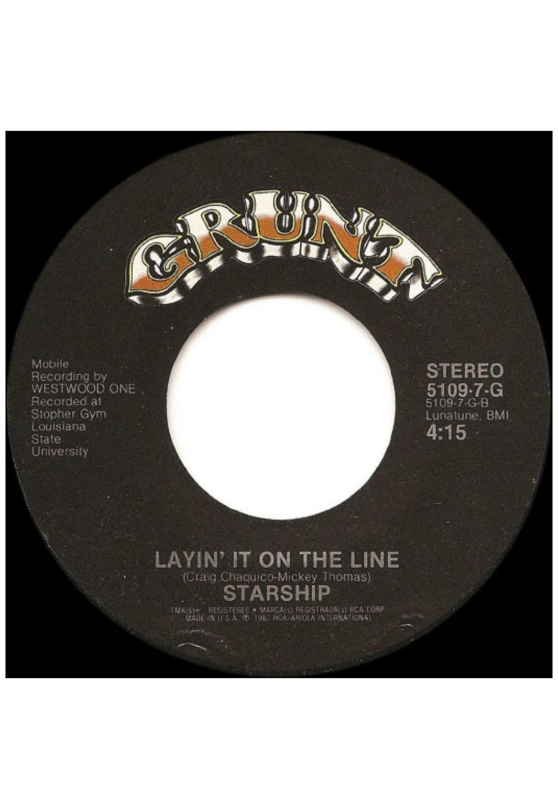 STARSHIP - NOTHING'S GONNA STOP NOW | 7" SINGLE USADO-3