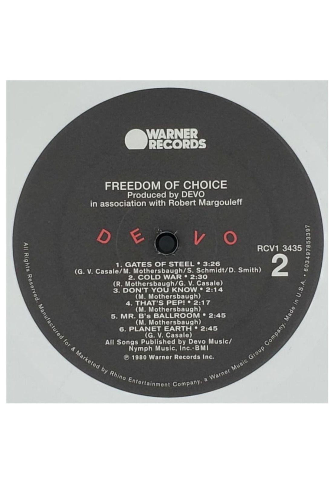 DEVO - FREEDOM OF CHOICE (WHITE VINYL) | VINILO-4