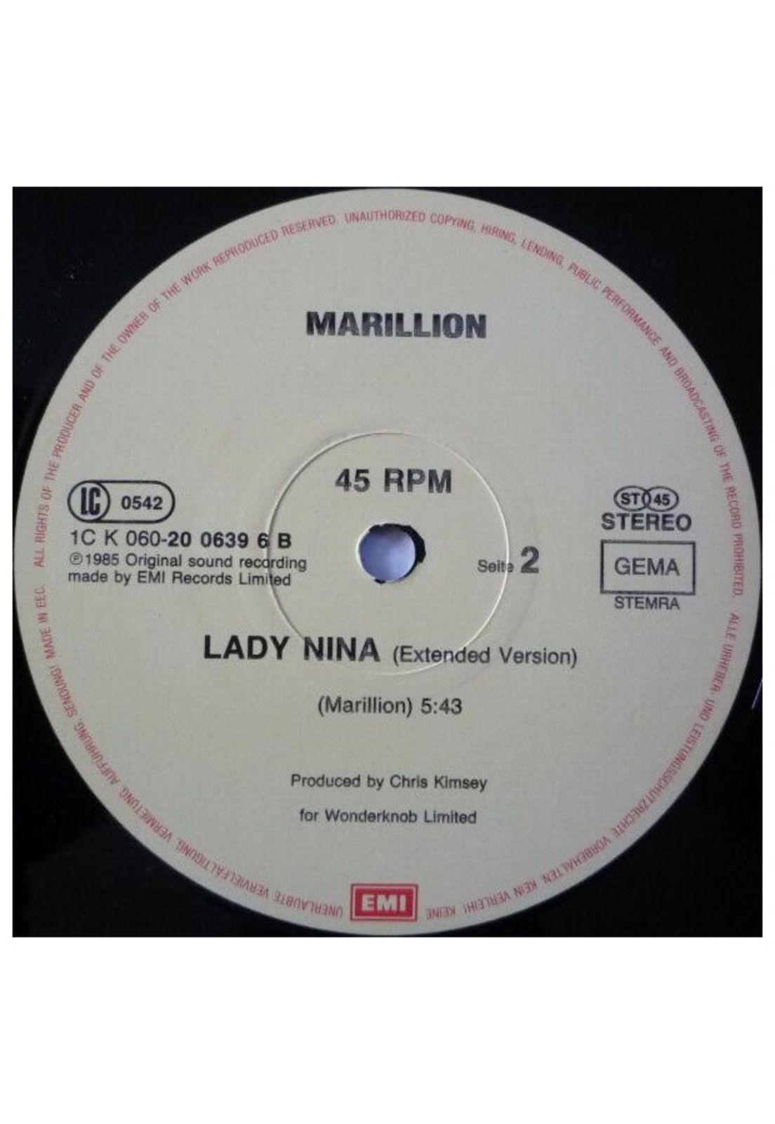 MARILLION - KAYLEIGH | 12" MAXI SINGLE VINILO USADO-3
