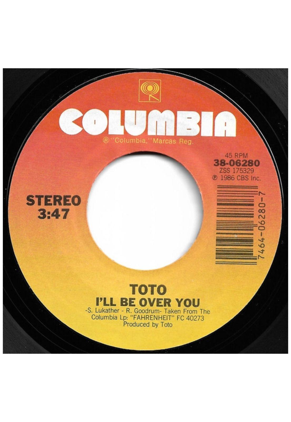 TOTO - I'LL BE OVER YOU | 7" SINGLE USADO-2