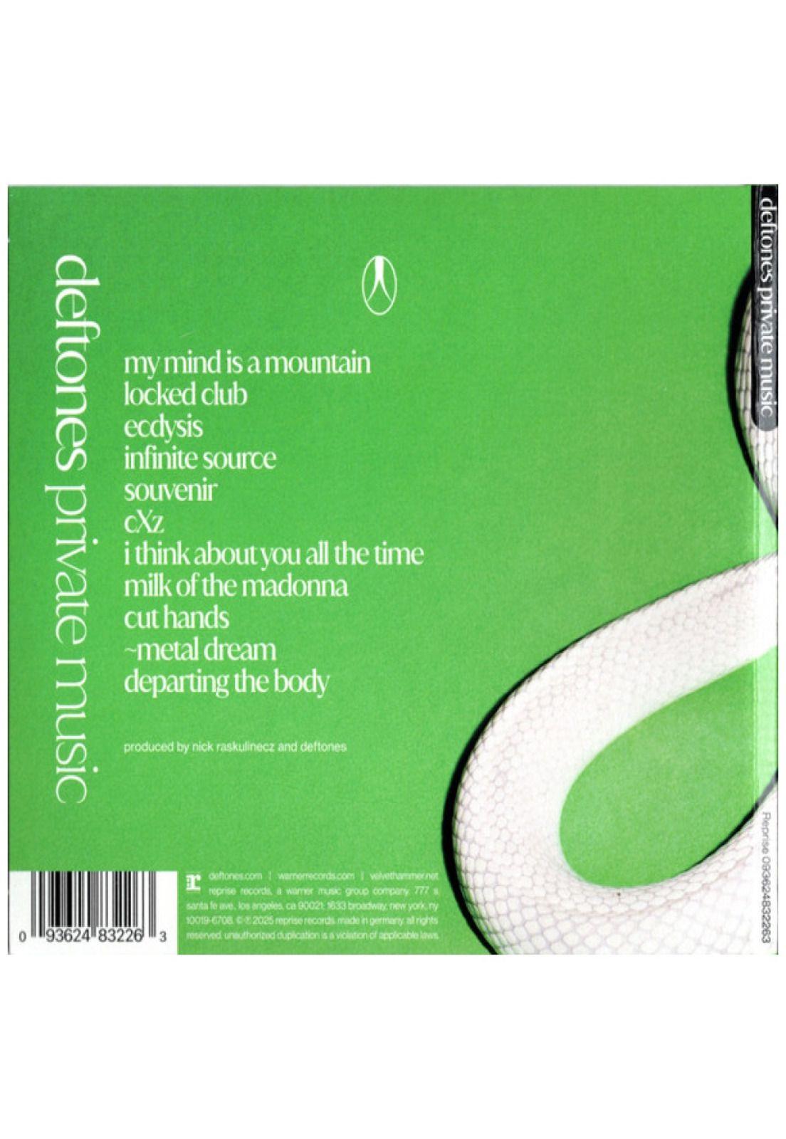 DEFTONES - PRIVATE MUSIC  | CD-2