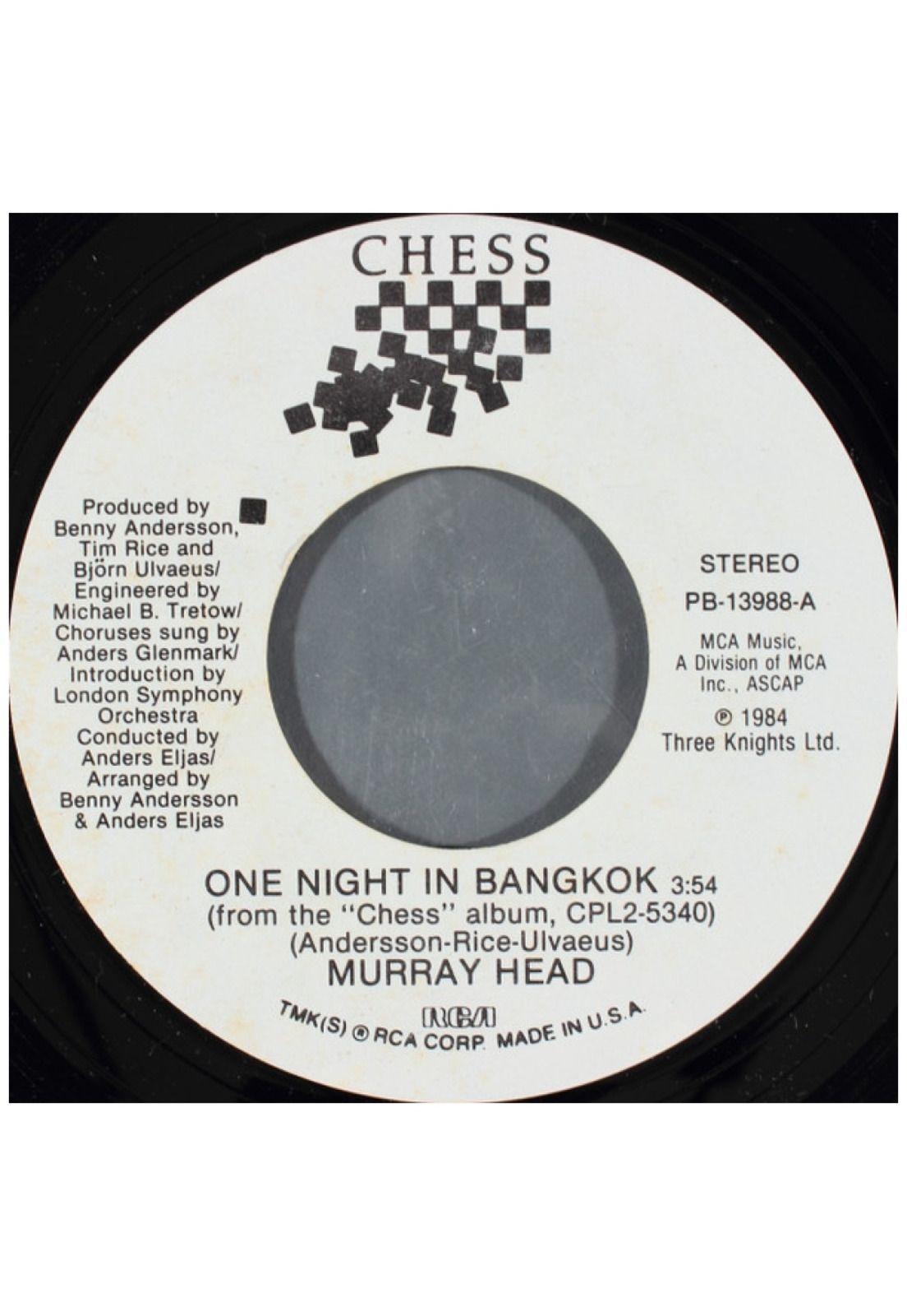 MURRAY HEAD - ONE NIGHT IN BANGKOK | 7" SINGLE USADO-2