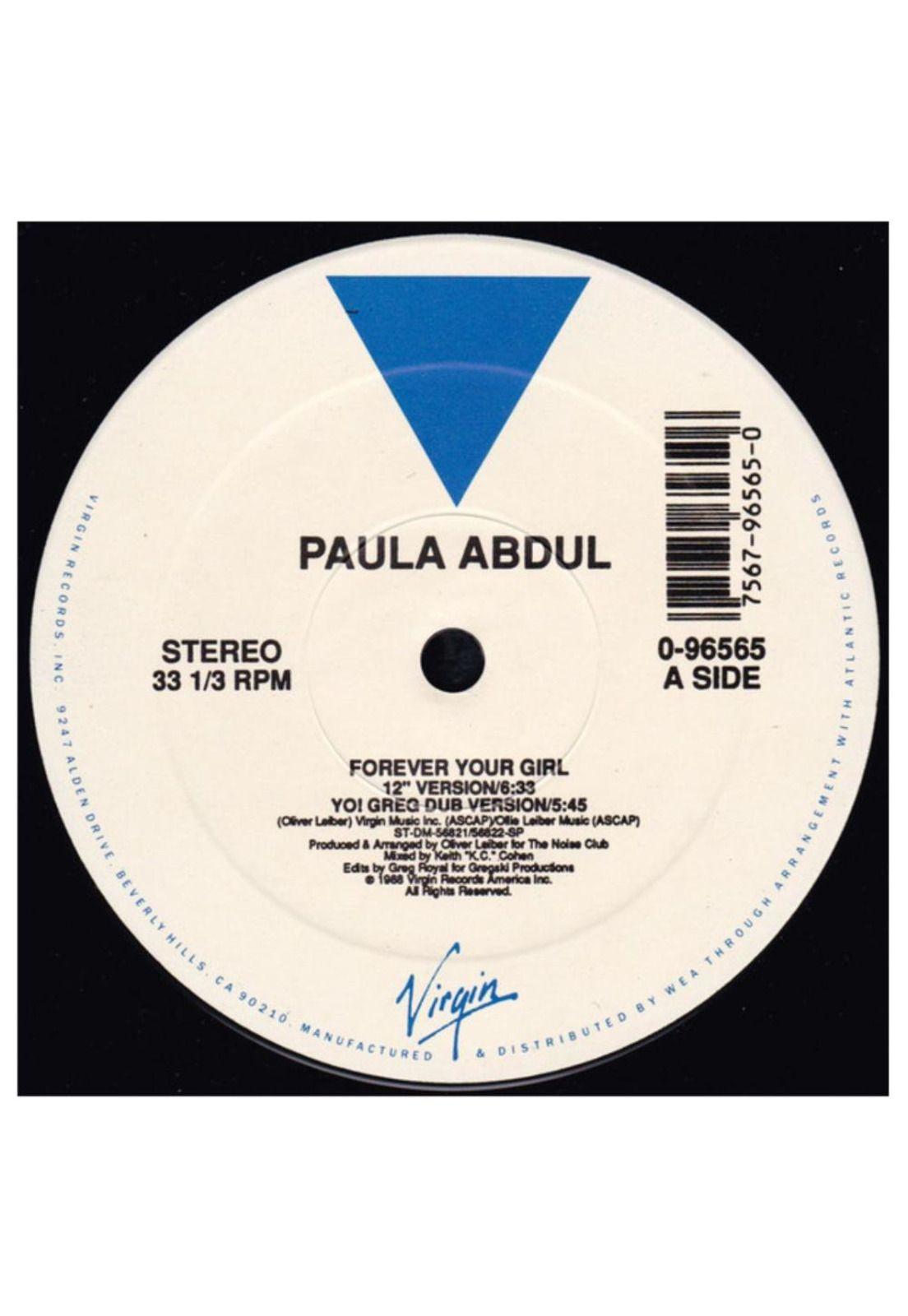PAULA ABDUL - FOREVER YOUR GIRL | 12" MAXI SINGLE VINILO-3